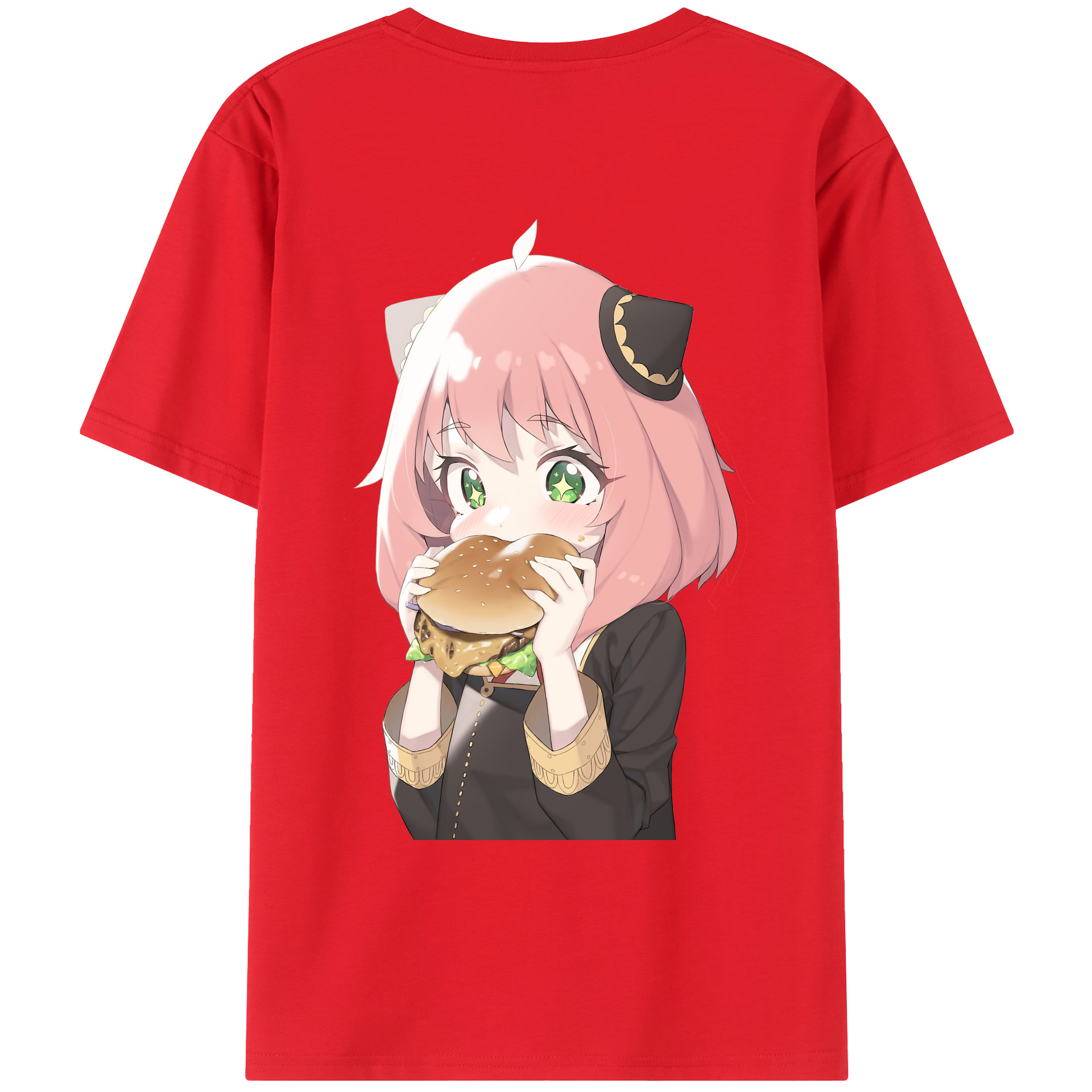 （画像用） SPY×FAMILY间谍家家酒 綿100％ メンズ半袖Tシャツ（バックプリント） 通気性