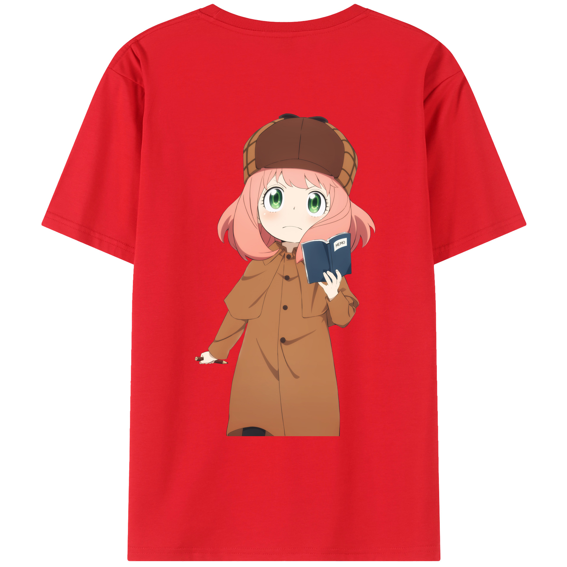 （画像用） SPY×FAMILY间谍家家酒 綿100％ メンズ半袖Tシャツ（バックプリント） 通気性