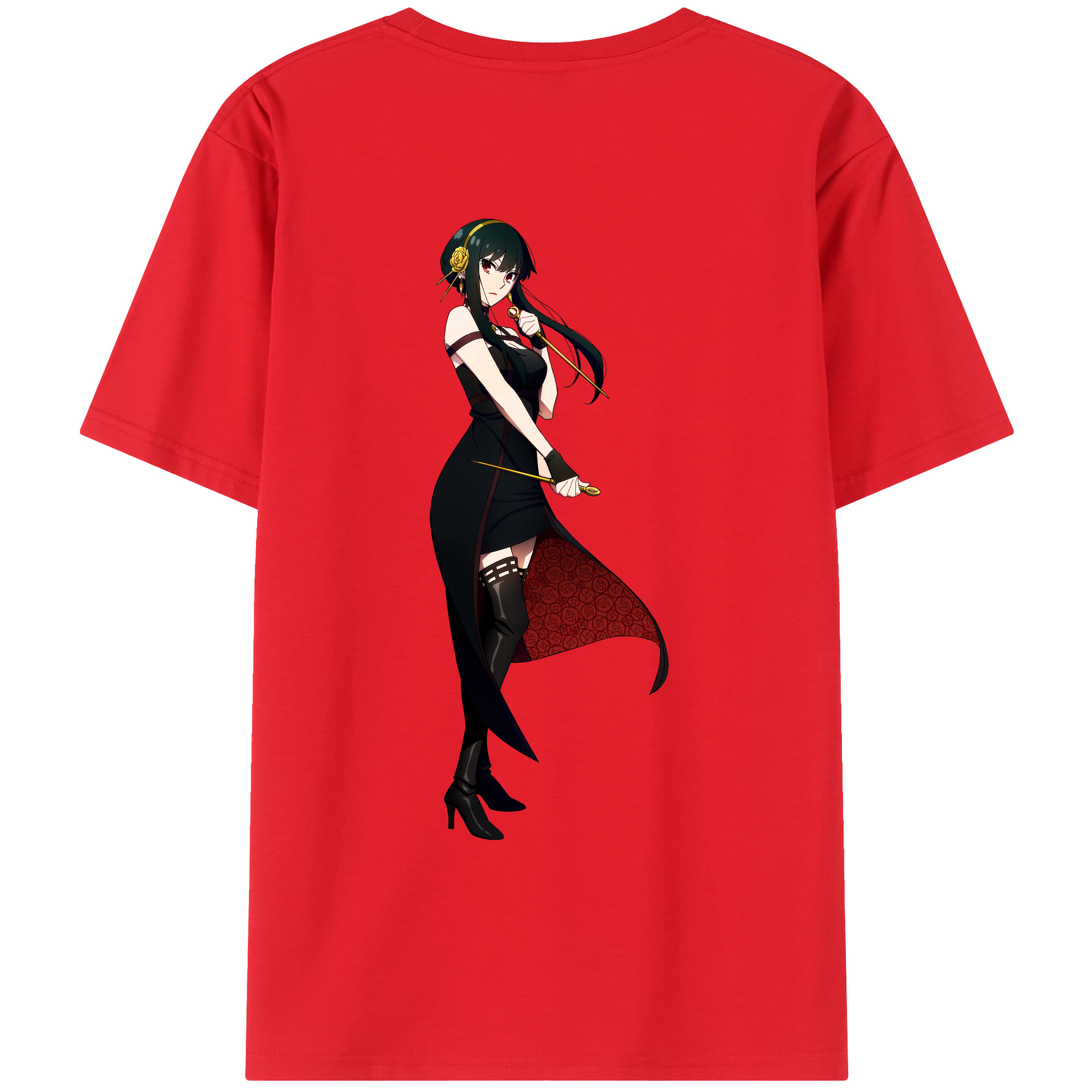 （画像用） SPY×FAMILY间谍家家酒 綿100％ メンズ半袖Tシャツ（バックプリント） 通気性