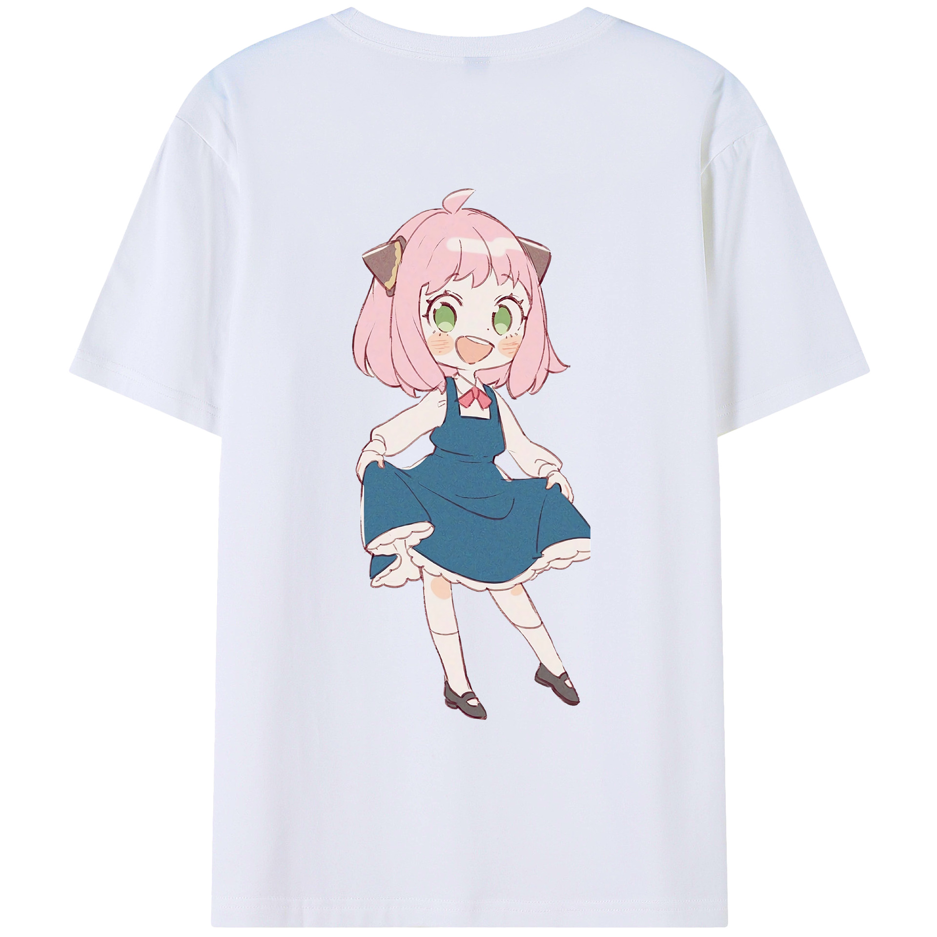 （画像用） SPY×FAMILY间谍家家酒 綿100％ メンズ半袖Tシャツ（バックプリント） 通気性