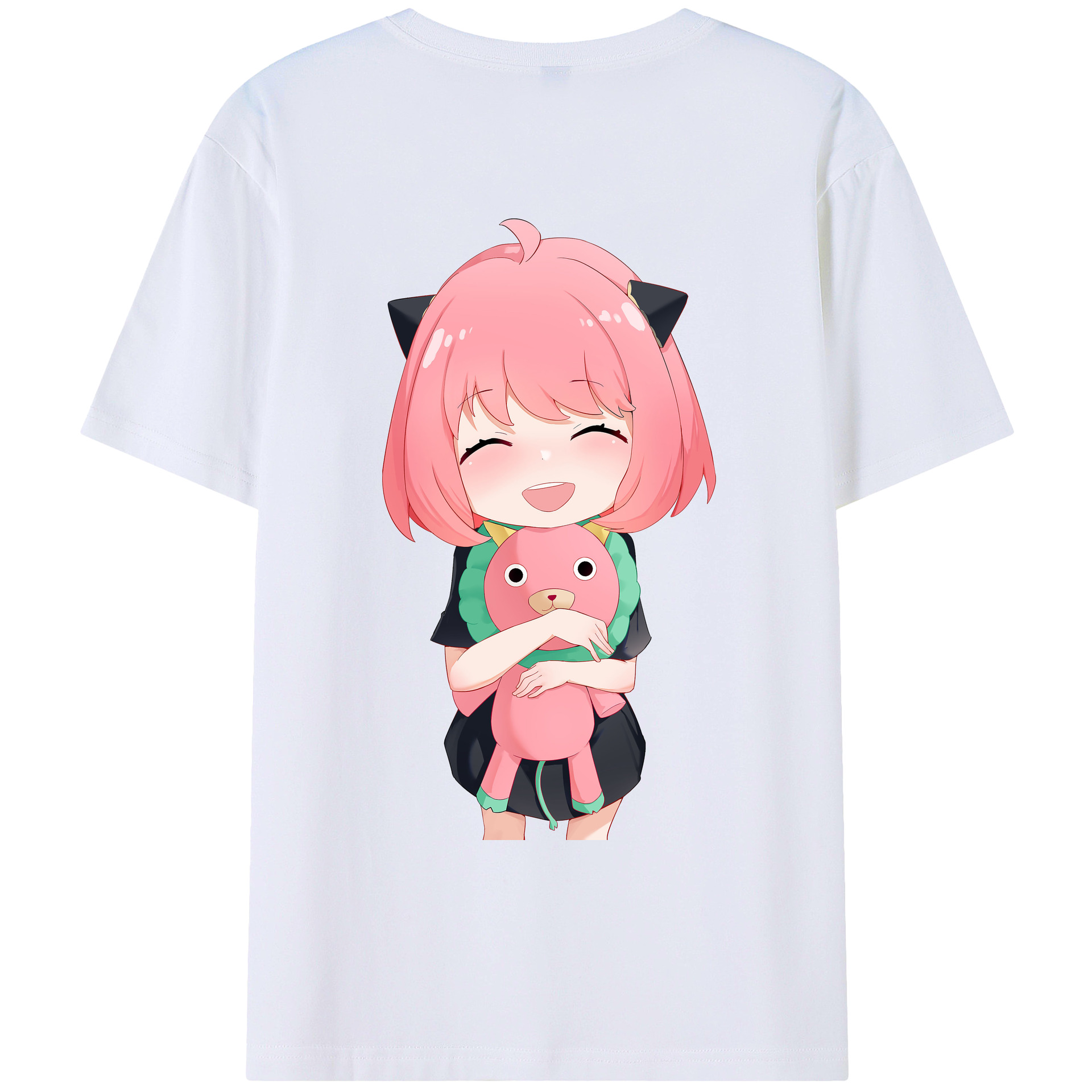（画像用） SPY×FAMILY间谍家家酒 綿100％ メンズ半袖Tシャツ（バックプリント） 通気性