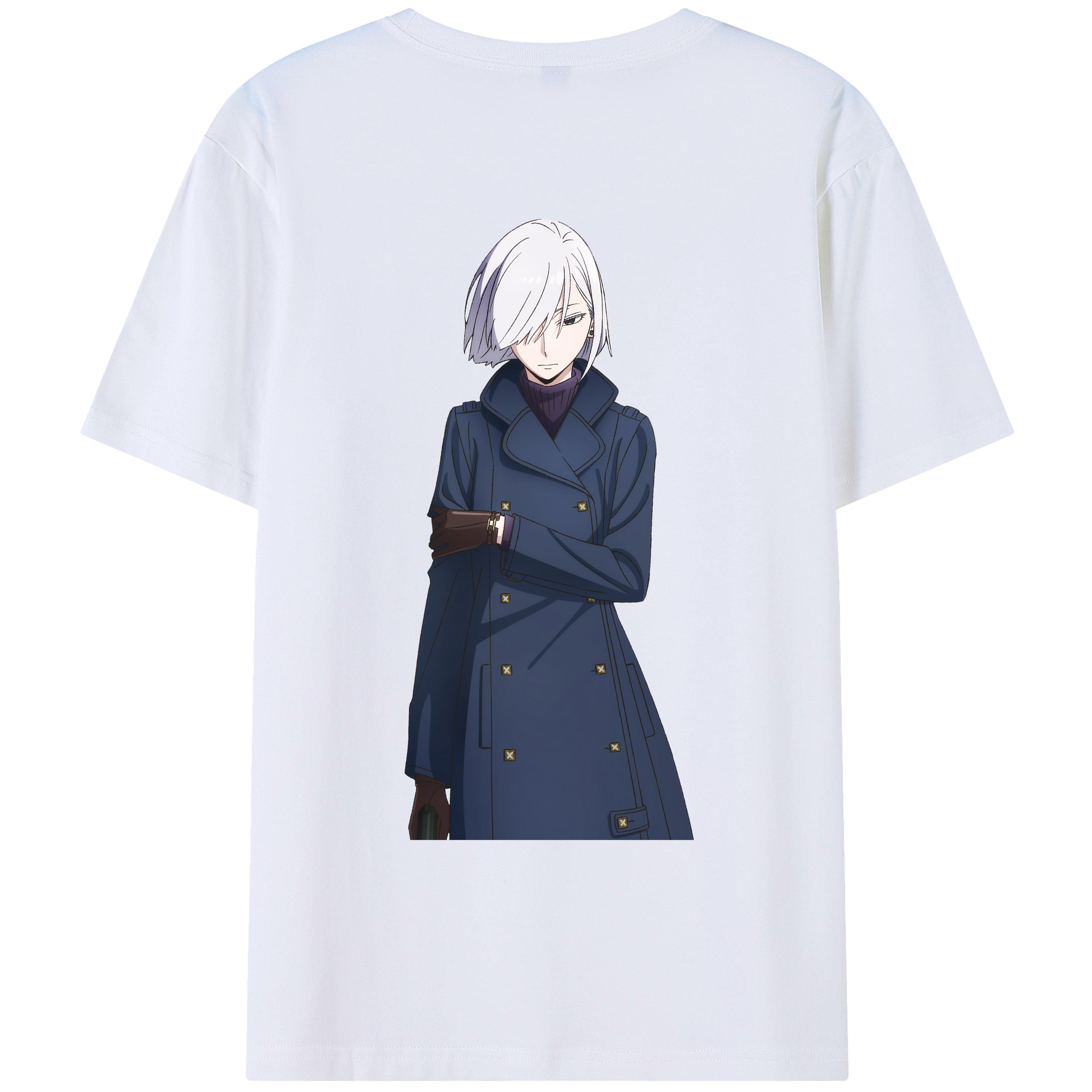 （画像用） SPY×FAMILY间谍家家酒 綿100％ メンズ半袖Tシャツ（バックプリント） 通気性