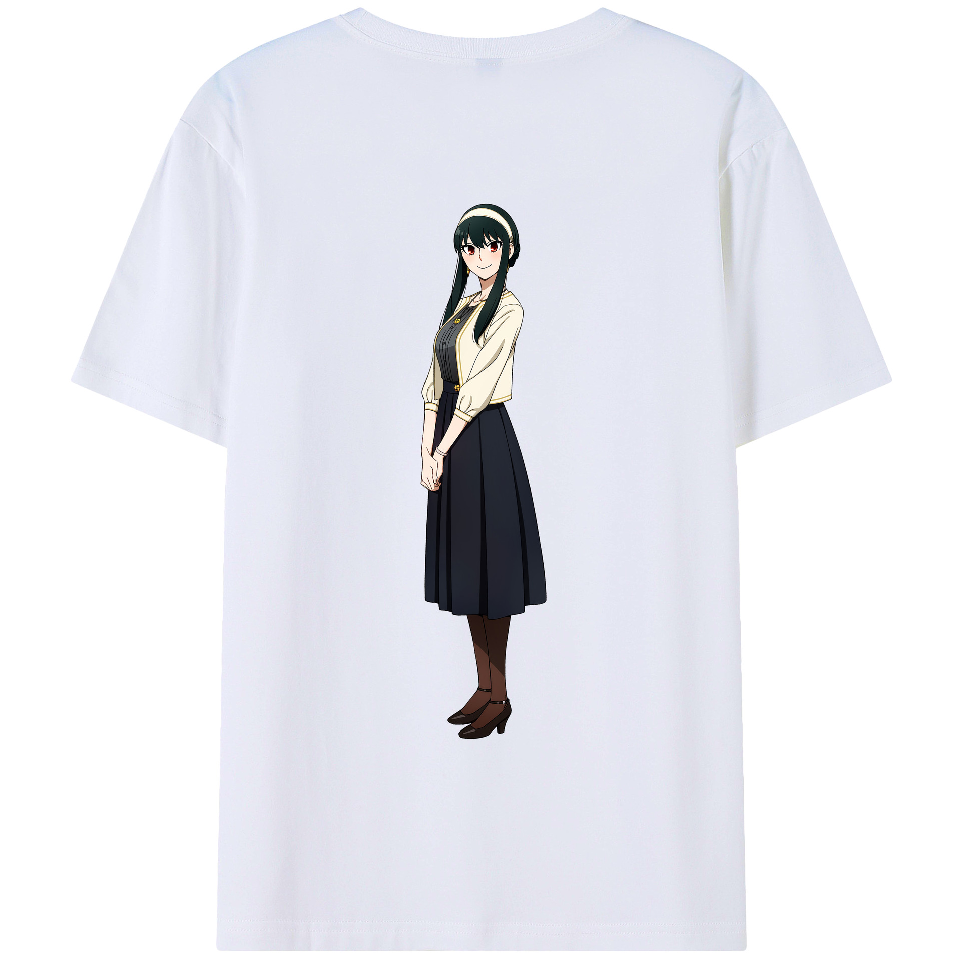 （画像用） SPY×FAMILY间谍家家酒 綿100％ メンズ半袖Tシャツ（バックプリント） 通気性