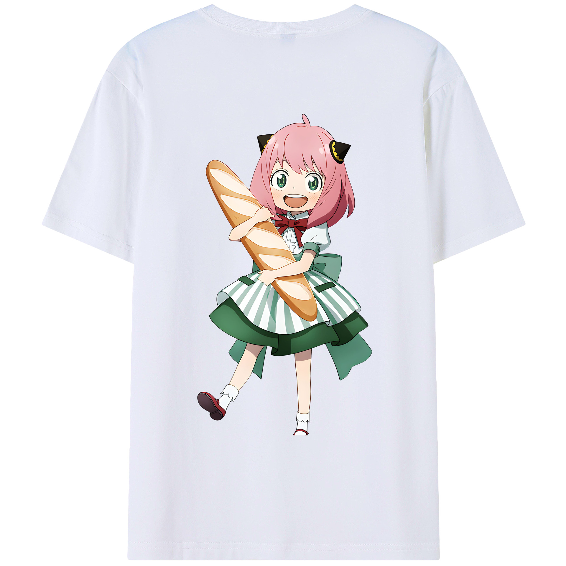 （画像用） SPY×FAMILY间谍家家酒 綿100％ メンズ半袖Tシャツ（バックプリント） 通気性