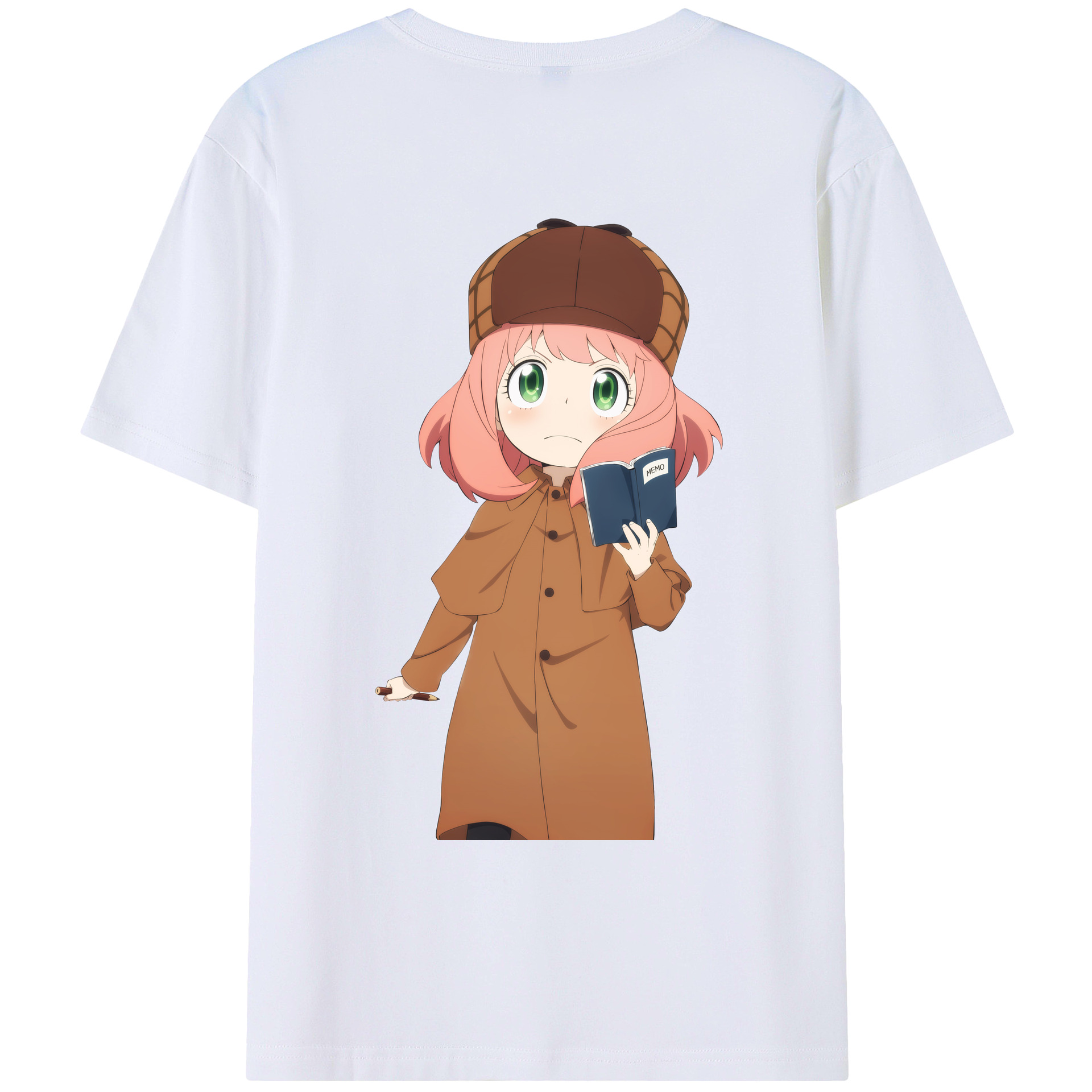 （画像用） SPY×FAMILY间谍家家酒 綿100％ メンズ半袖Tシャツ（バックプリント） 通気性