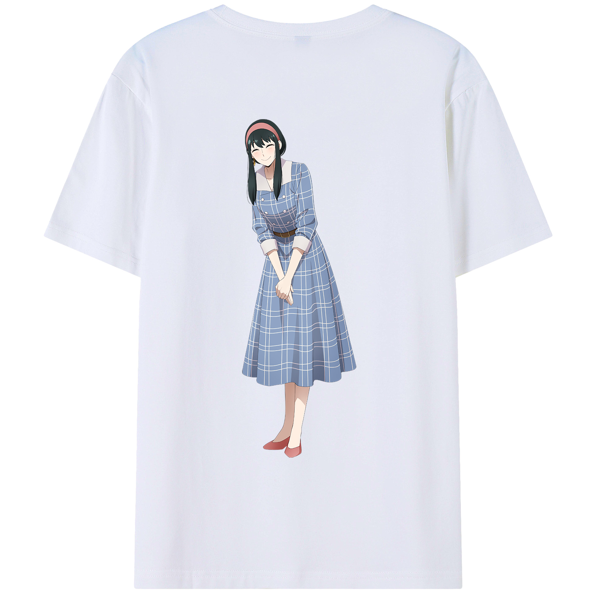 （画像用） SPY×FAMILY间谍家家酒 綿100％ メンズ半袖Tシャツ（バックプリント） 通気性