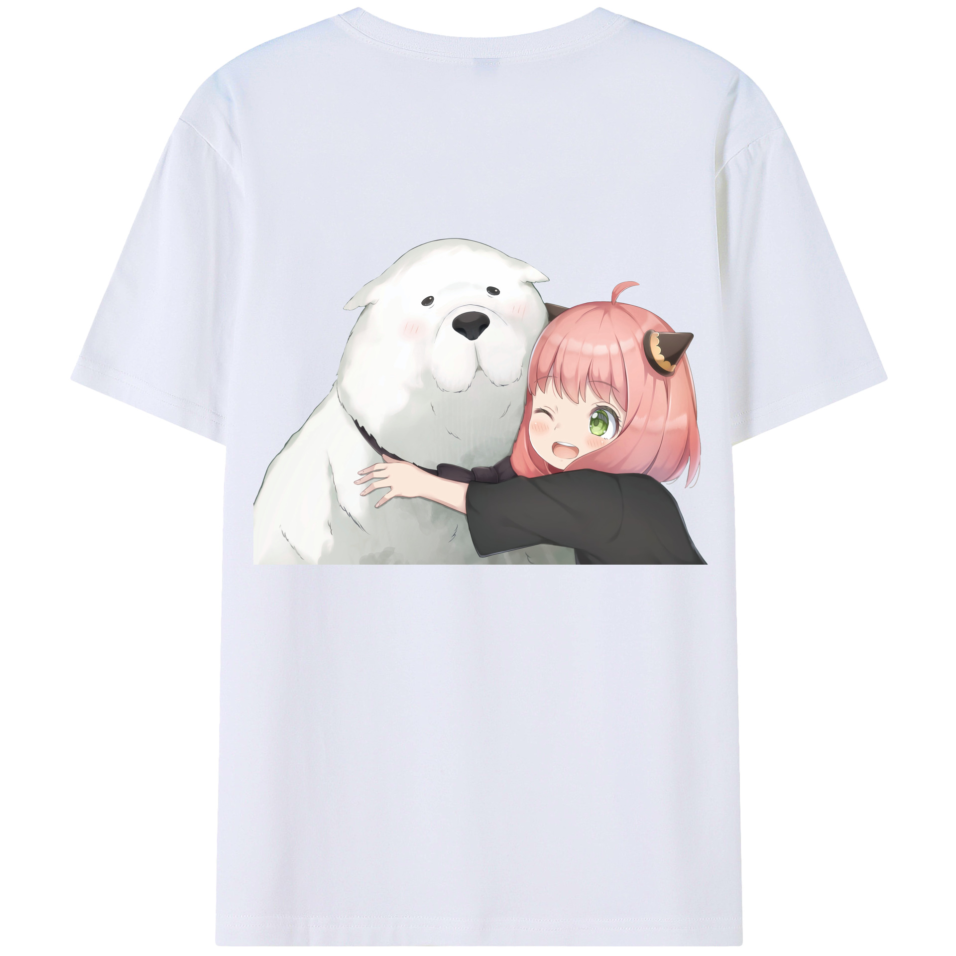 （画像用） SPY×FAMILY间谍家家酒 綿100％ メンズ半袖Tシャツ（バックプリント） 通気性