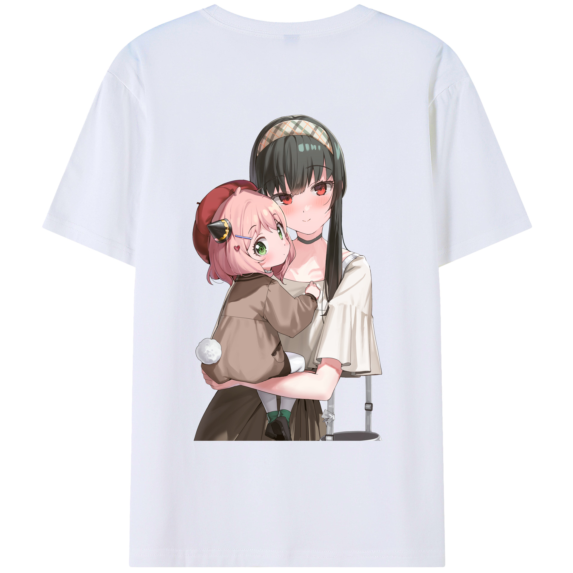 （画像用） SPY×FAMILY间谍家家酒 綿100％ メンズ半袖Tシャツ（バックプリント） 通気性