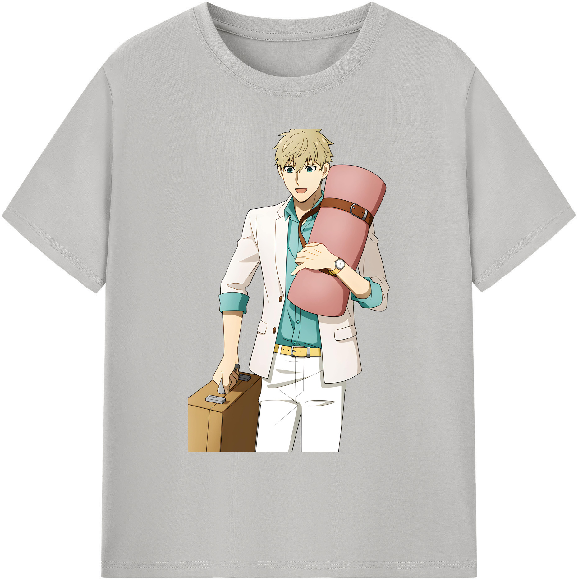 （画像用） SPY×FAMILY间谍家家酒 綿100％ メンズ半袖Tシャツ｜肌触りやわらか＆通気性