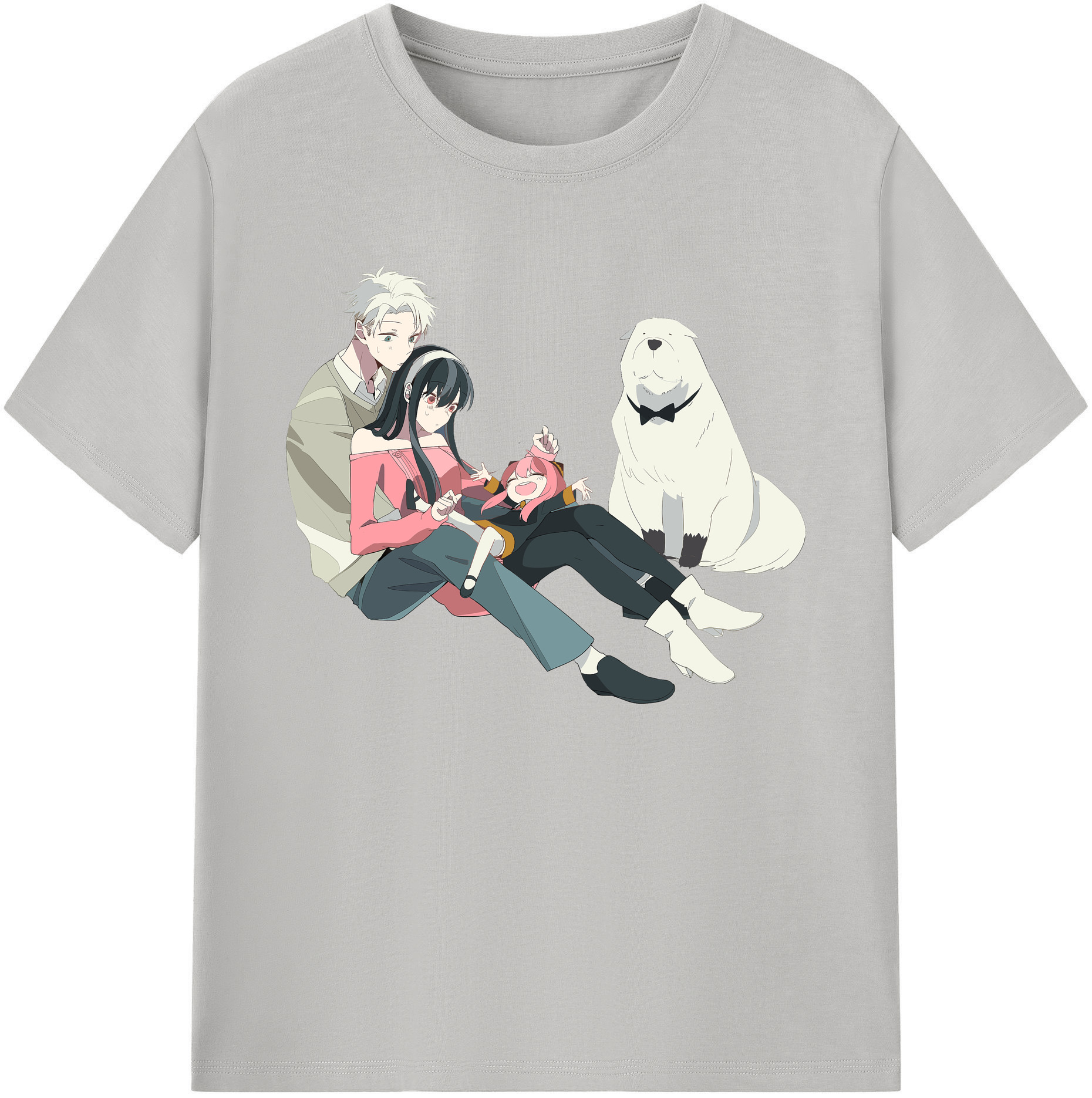 （画像用） SPY×FAMILY间谍家家酒 綿100％ メンズ半袖Tシャツ｜肌触りやわらか＆通気性
