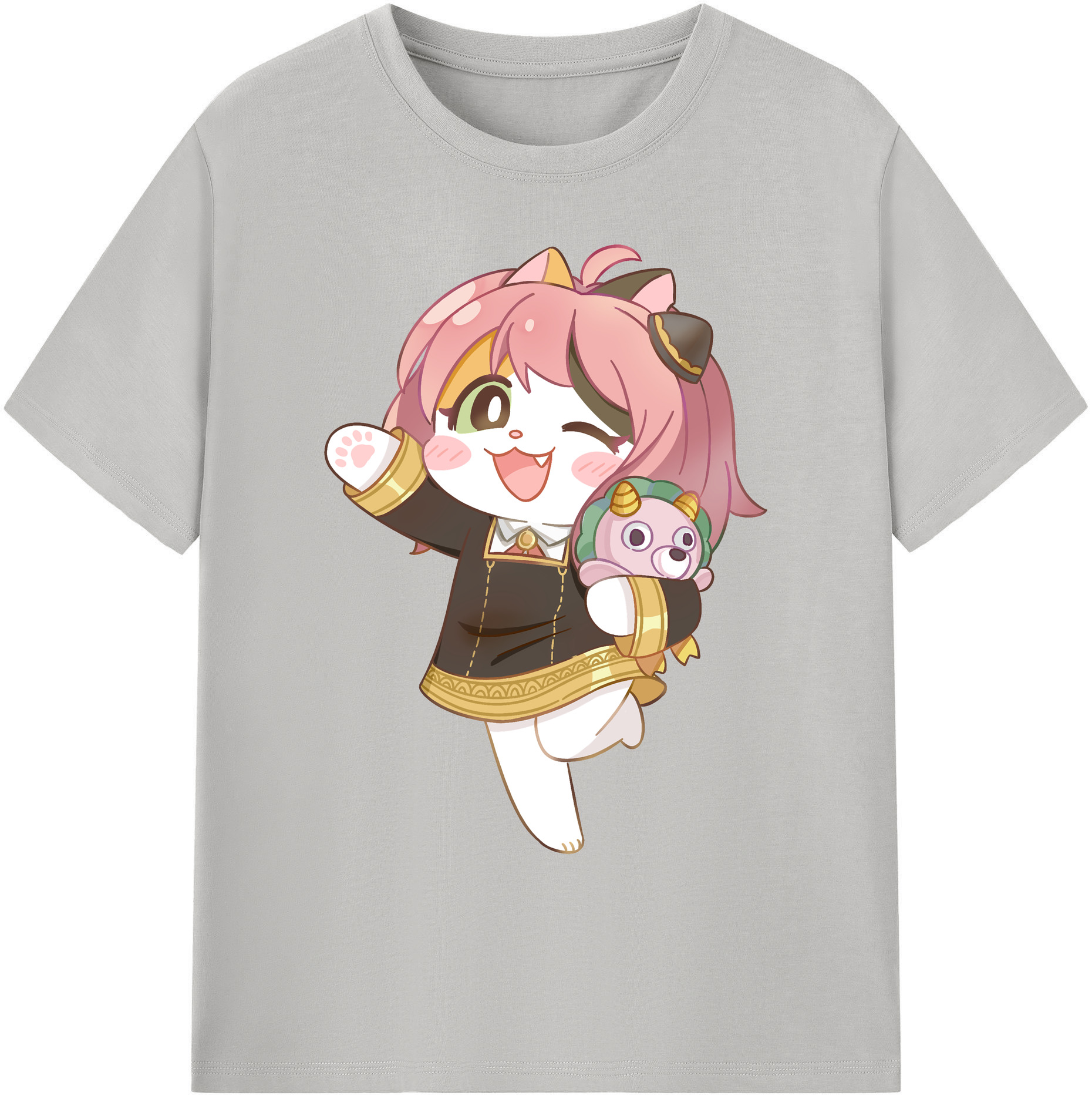 （画像用） SPY×FAMILY间谍家家酒 綿100％ メンズ半袖Tシャツ｜肌触りやわらか＆通気性
