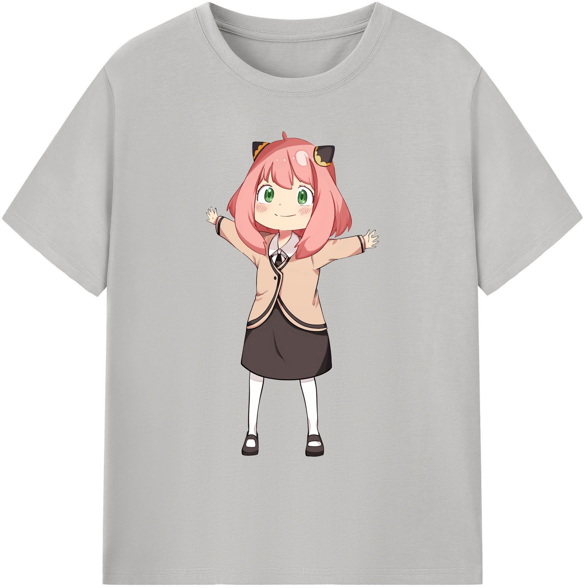 （画像用） SPY×FAMILY间谍家家酒 綿100％ メンズ半袖Tシャツ｜肌触りやわらか＆通気性