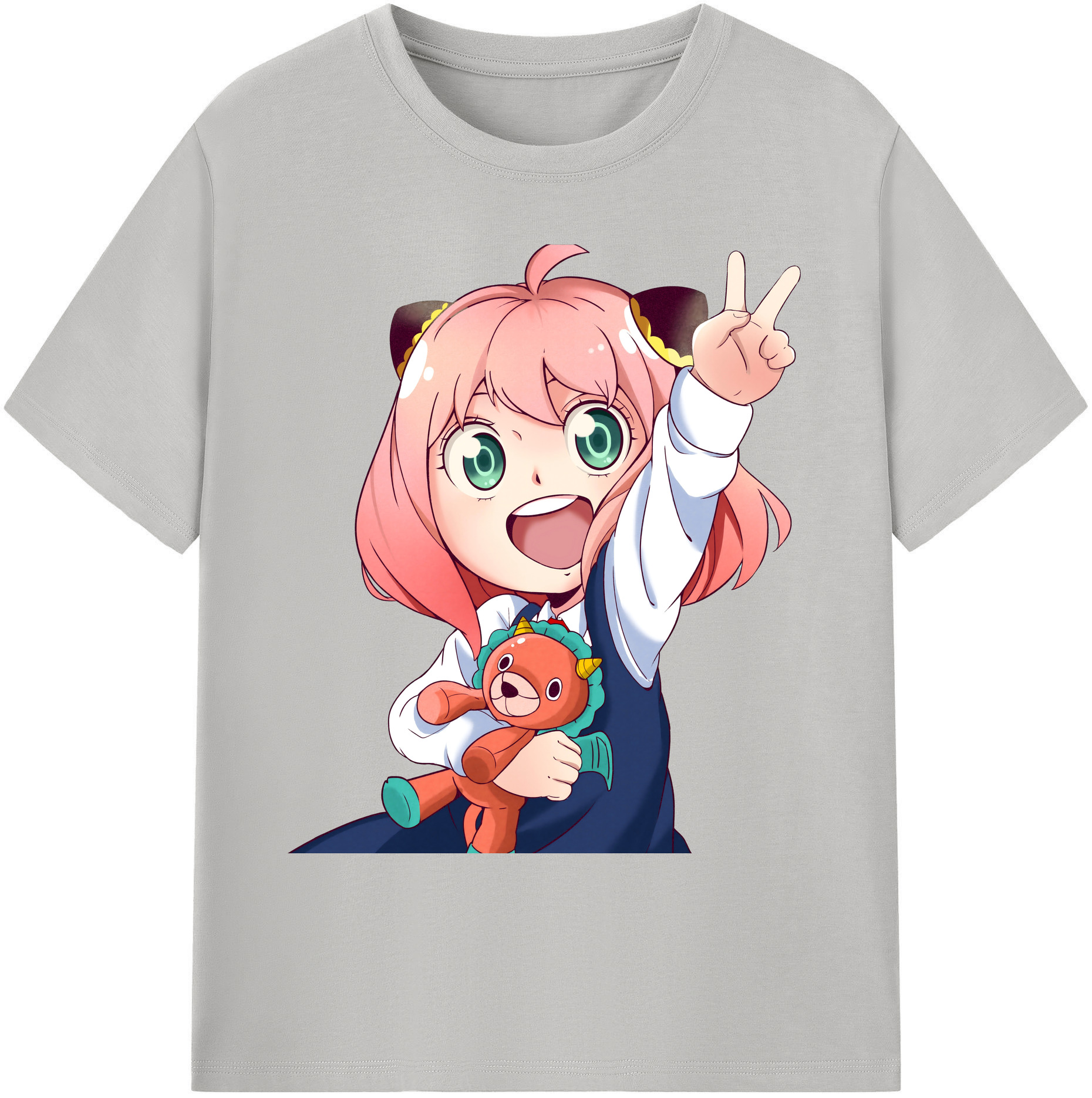 （画像用） SPY×FAMILY间谍家家酒 綿100％ メンズ半袖Tシャツ｜肌触りやわらか＆通気性