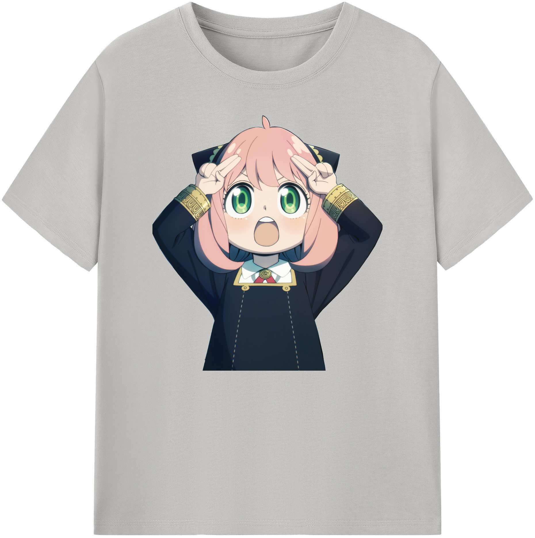 （画像用） SPY×FAMILY间谍家家酒 綿100％ メンズ半袖Tシャツ｜肌触りやわらか＆通気性