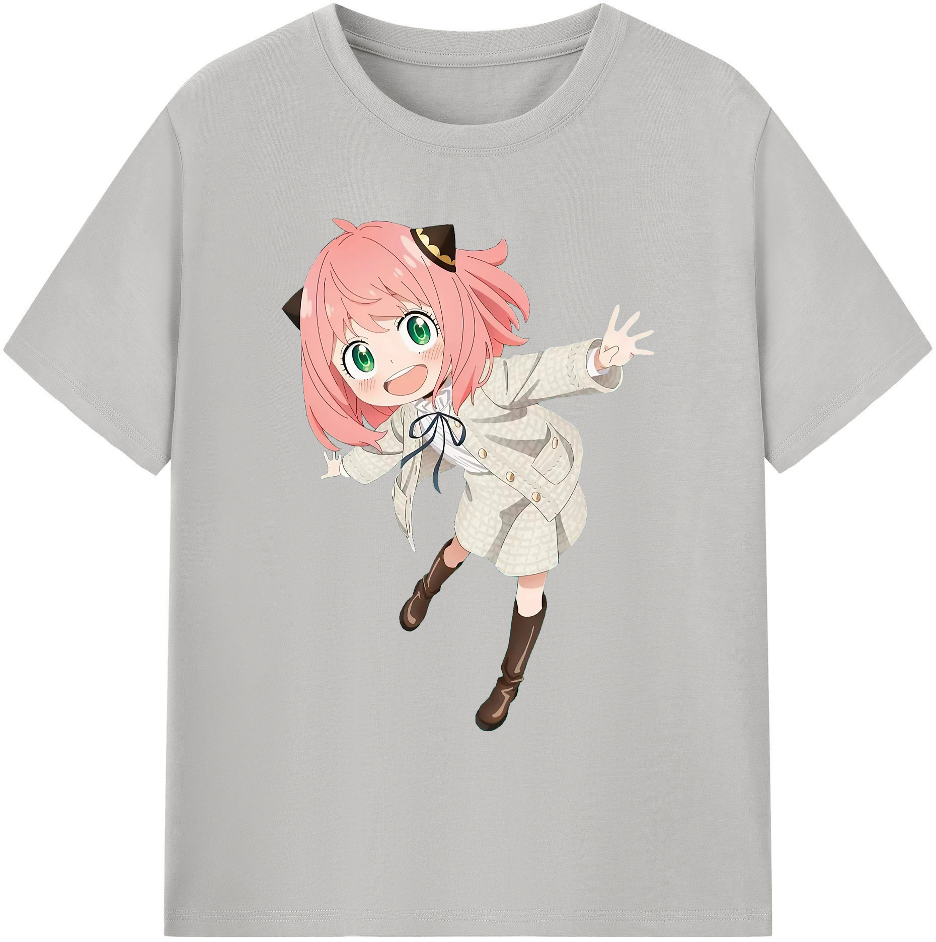 （画像用） SPY×FAMILY间谍家家酒 綿100％ メンズ半袖Tシャツ｜肌触りやわらか＆通気性