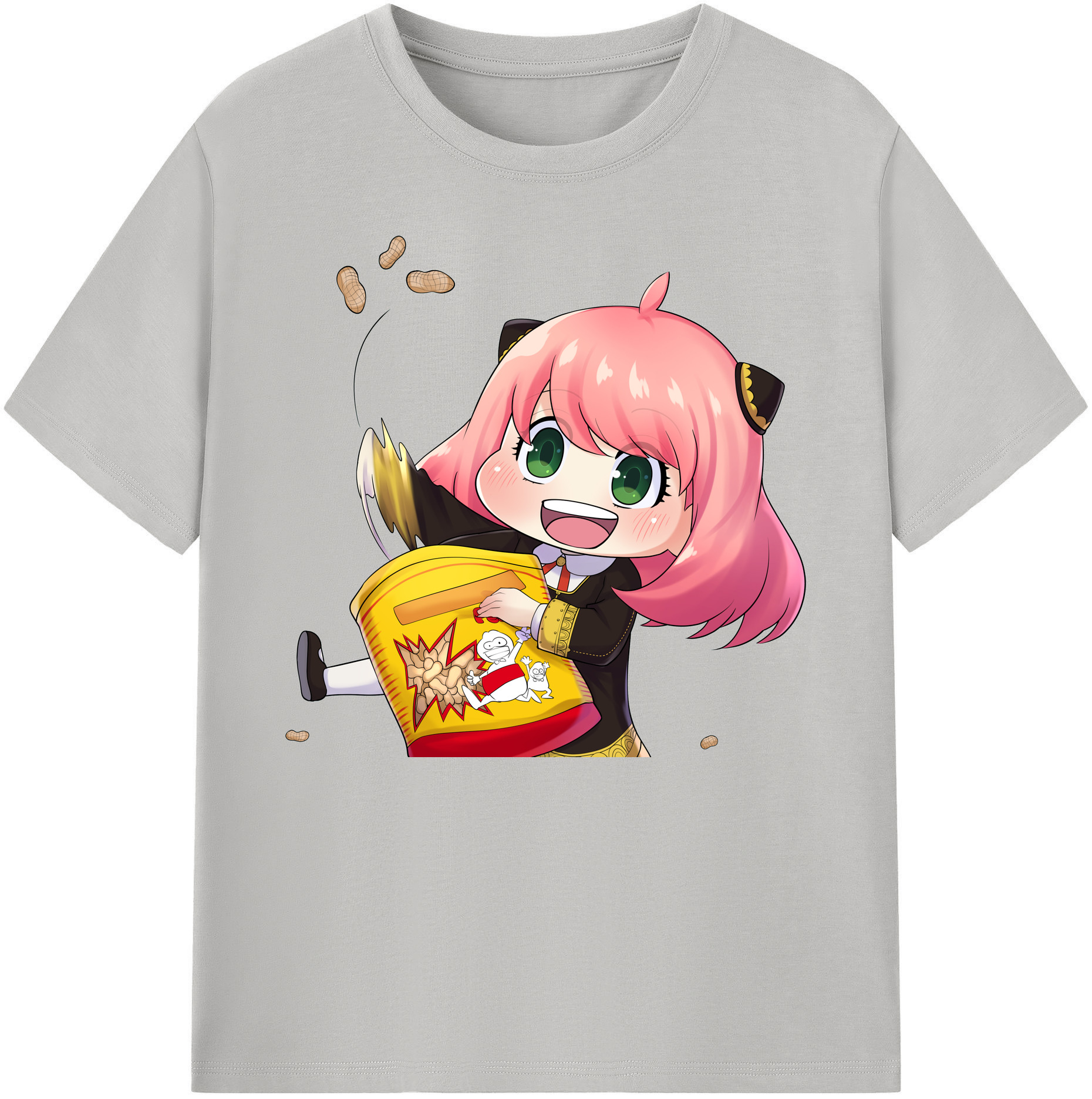 （画像用） SPY×FAMILY间谍家家酒 綿100％ メンズ半袖Tシャツ｜肌触りやわらか＆通気性