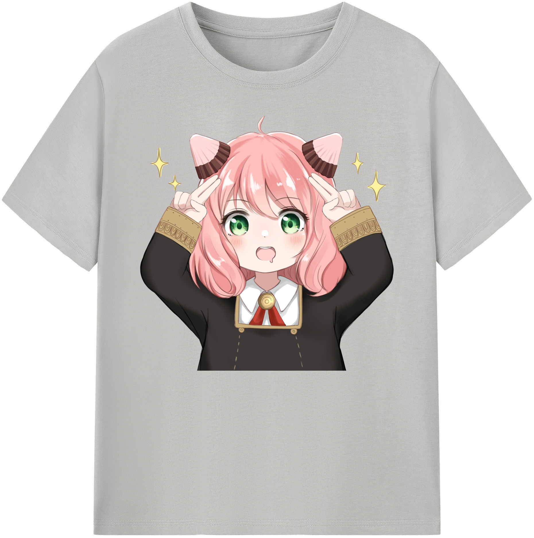 （画像用） SPY×FAMILY间谍家家酒 綿100％ メンズ半袖Tシャツ｜肌触りやわらか＆通気性