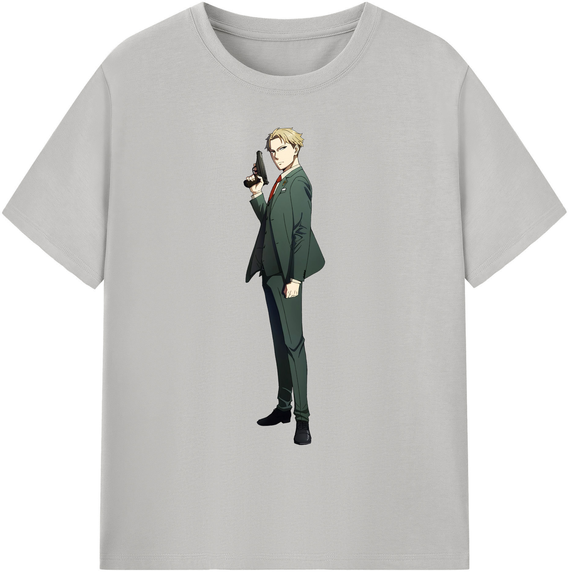 （画像用） SPY×FAMILY间谍家家酒 綿100％ メンズ半袖Tシャツ｜肌触りやわらか＆通気性