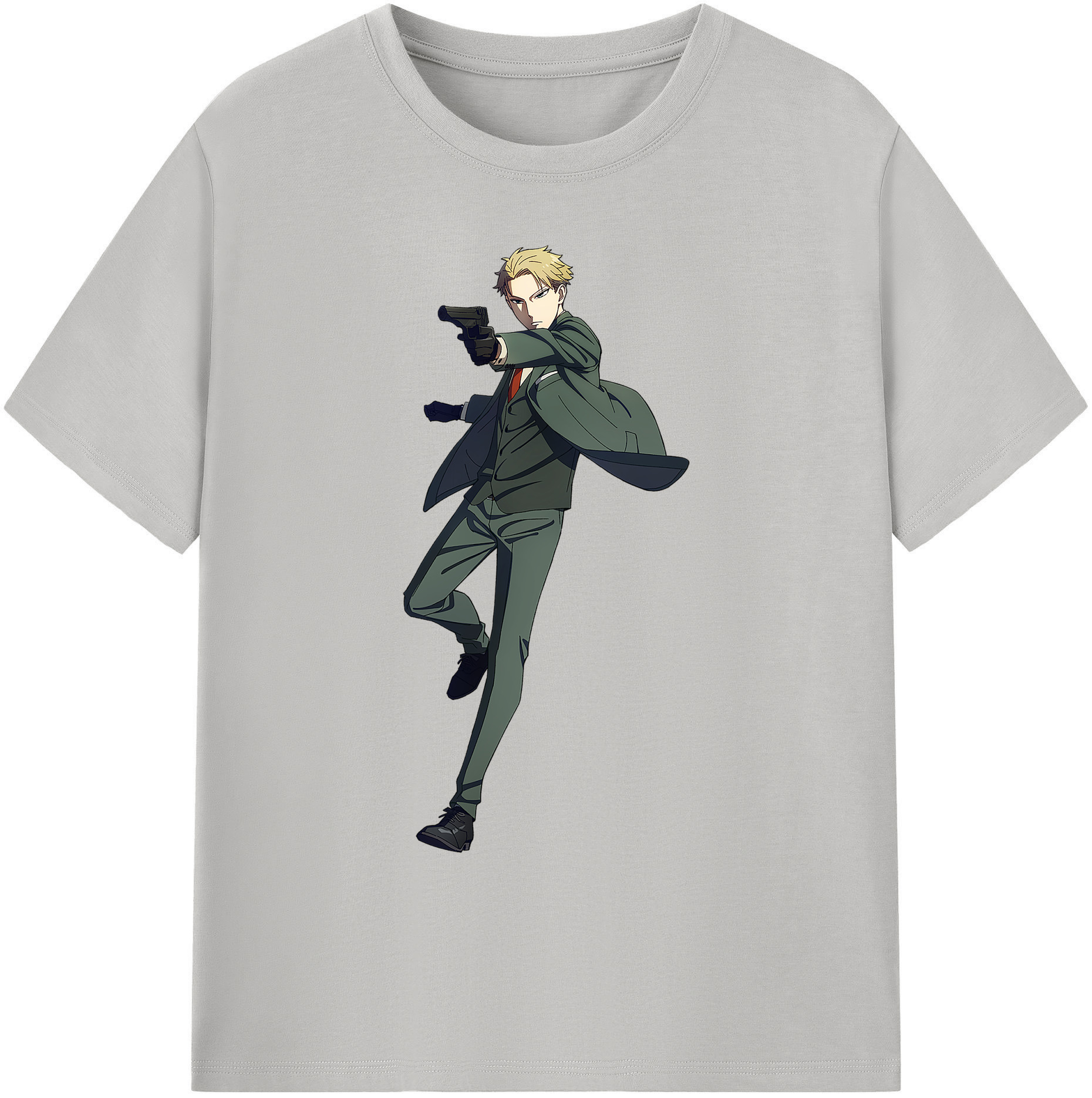 （画像用） SPY×FAMILY间谍家家酒 綿100％ メンズ半袖Tシャツ｜肌触りやわらか＆通気性