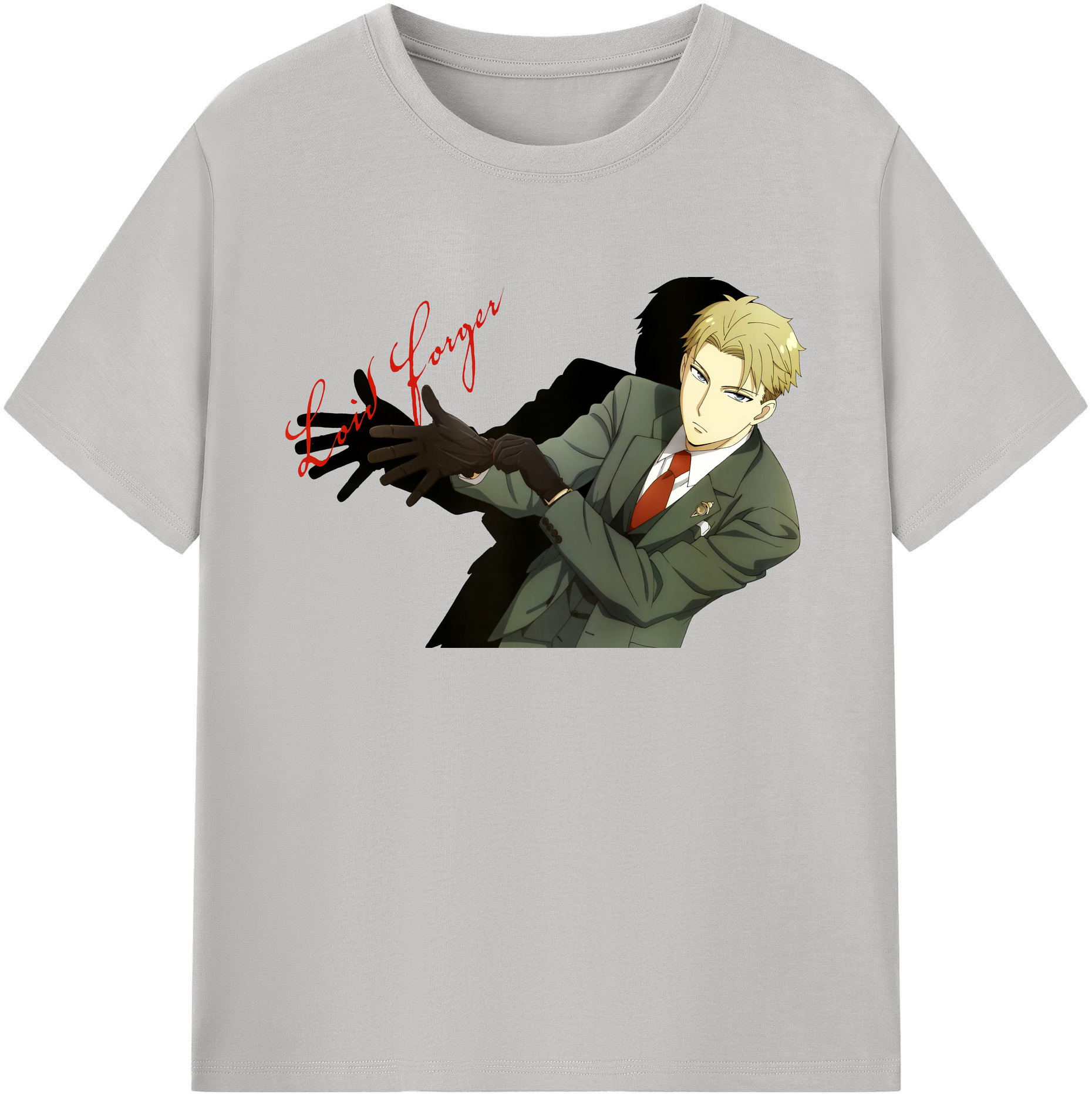 （画像用） SPY×FAMILY间谍家家酒 綿100％ メンズ半袖Tシャツ｜肌触りやわらか＆通気性