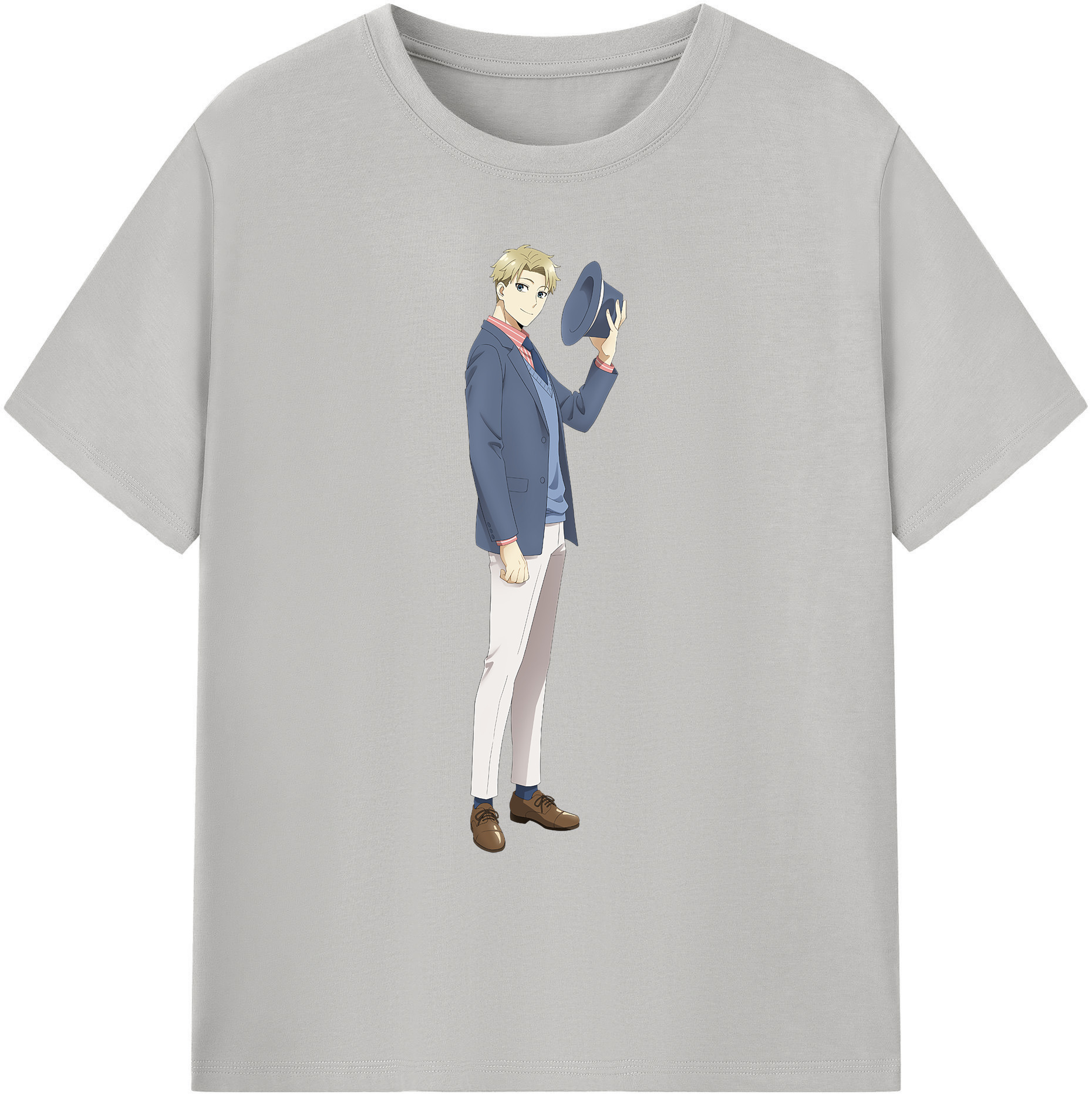 （画像用） SPY×FAMILY间谍家家酒 綿100％ メンズ半袖Tシャツ｜肌触りやわらか＆通気性