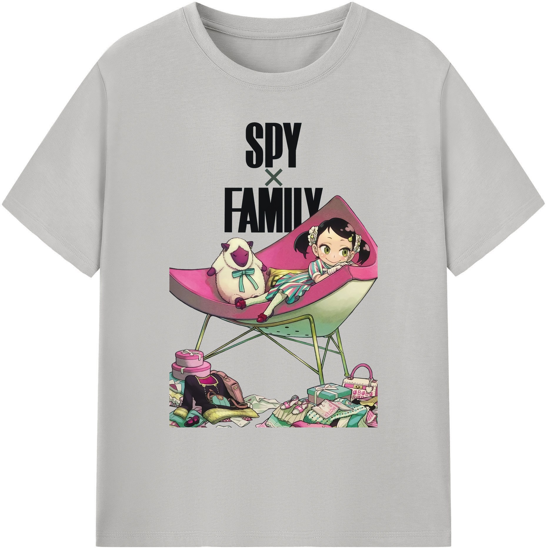 （画像用） SPY×FAMILY间谍家家酒 綿100％ メンズ半袖Tシャツ｜肌触りやわらか＆通気性