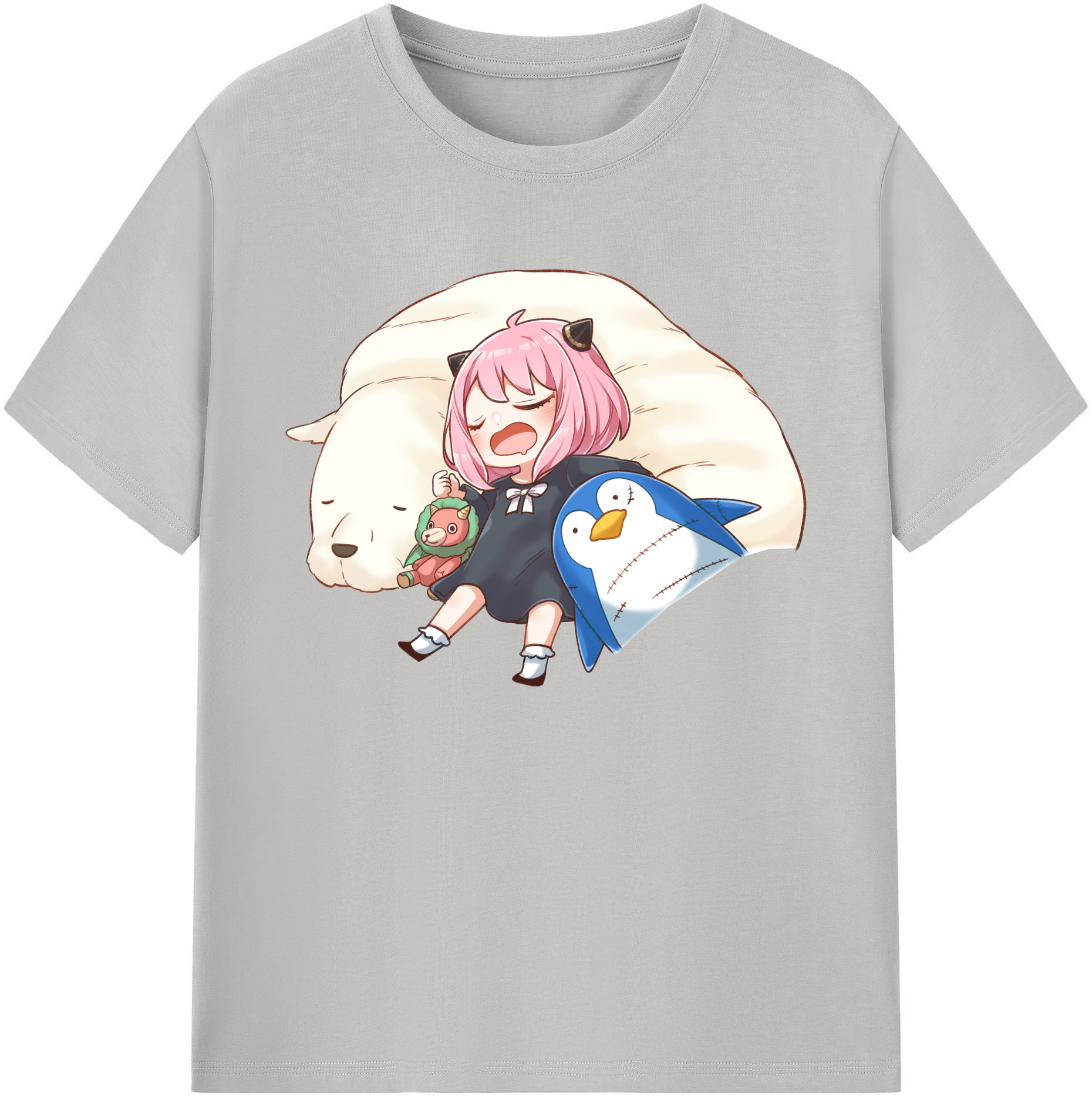 （画像用） SPY×FAMILY间谍家家酒 綿100％ メンズ半袖Tシャツ｜肌触りやわらか＆通気性