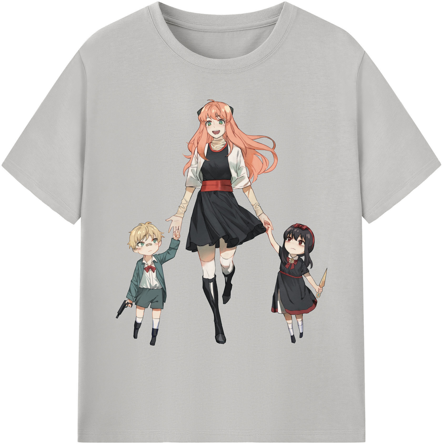 （画像用） SPY×FAMILY间谍家家酒 綿100％ メンズ半袖Tシャツ｜肌触りやわらか＆通気性