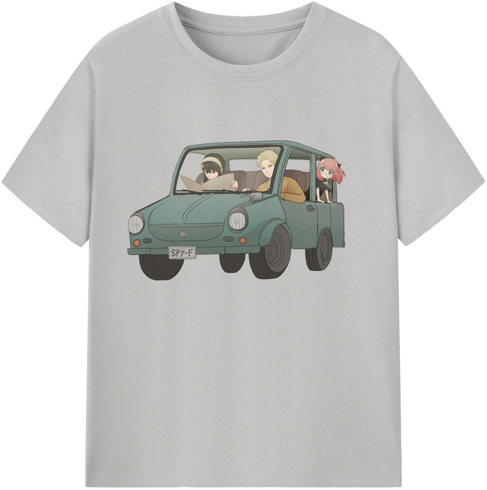 （画像用） SPY×FAMILY间谍家家酒 綿100％ メンズ半袖Tシャツ｜肌触りやわらか＆通気性