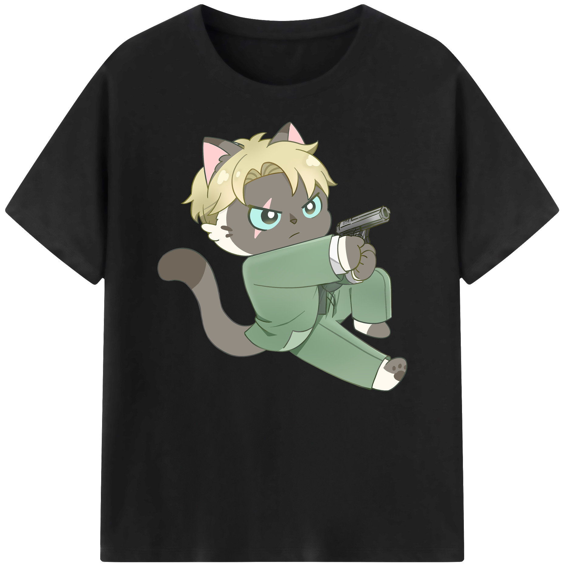 （画像用） SPY×FAMILY间谍家家酒 綿100％ メンズ半袖Tシャツ｜肌触りやわらか＆通気性