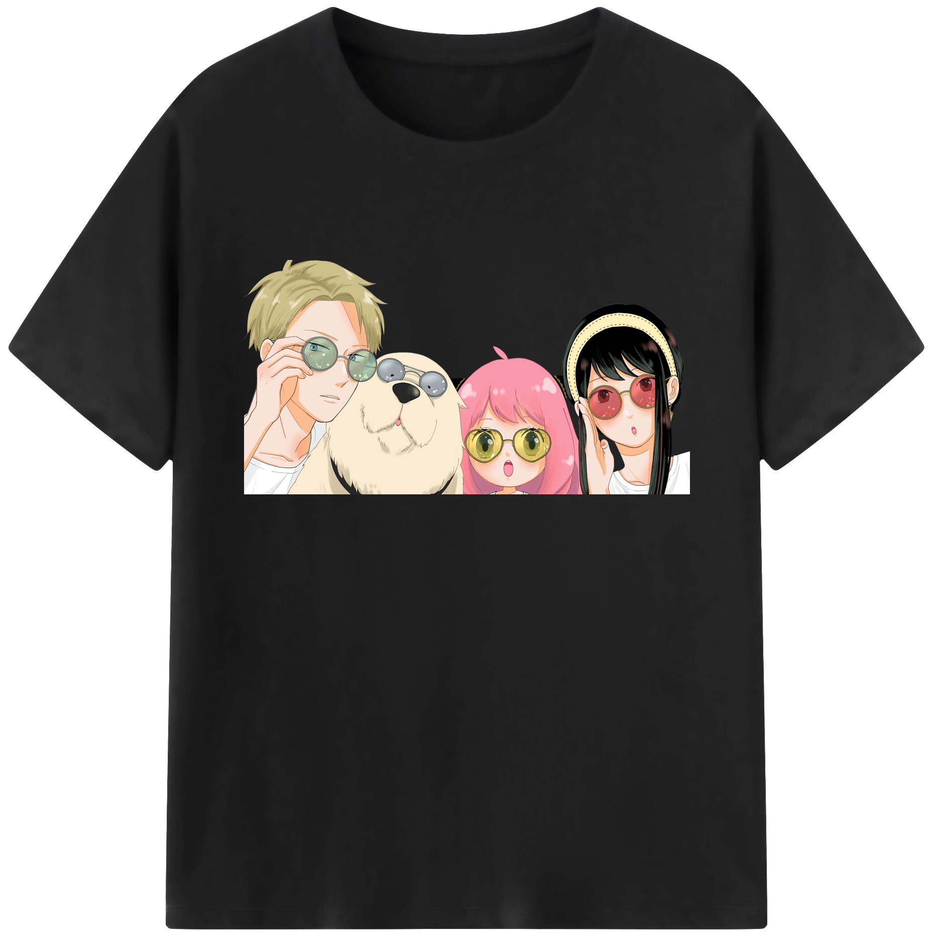 （画像用） SPY×FAMILY间谍家家酒 綿100％ メンズ半袖Tシャツ｜肌触りやわらか＆通気性