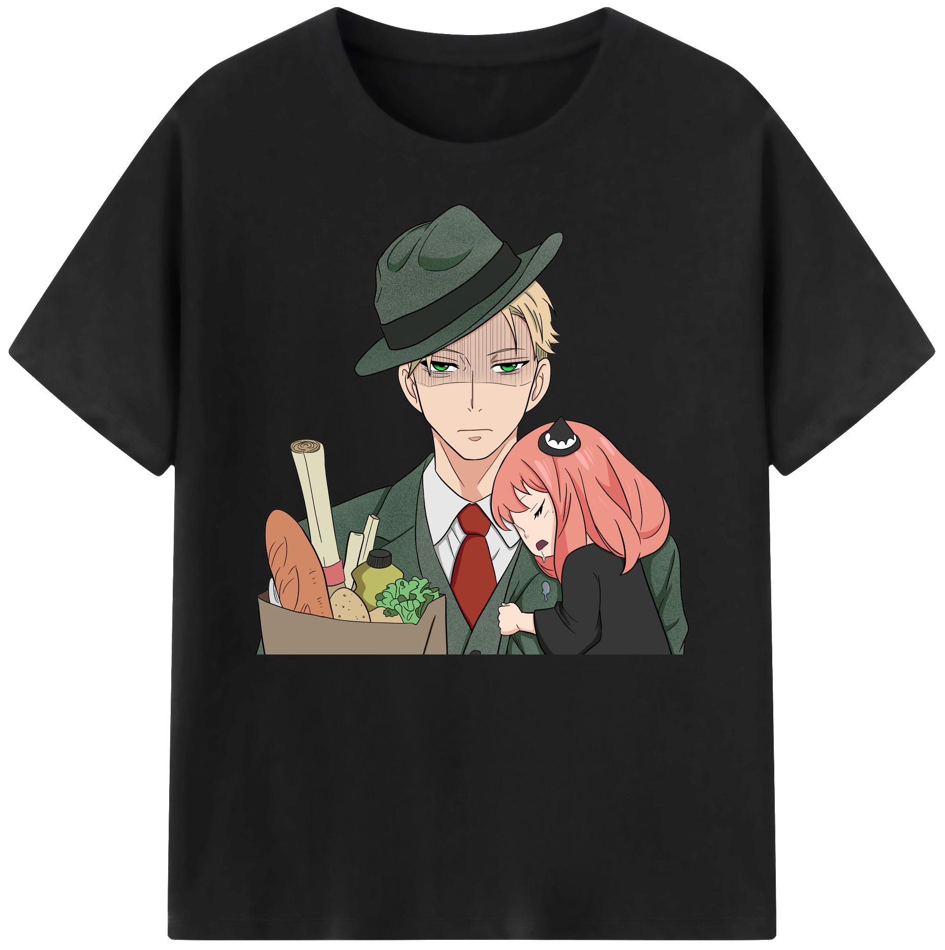 （画像用） SPY×FAMILY间谍家家酒 綿100％ メンズ半袖Tシャツ｜肌触りやわらか＆通気性