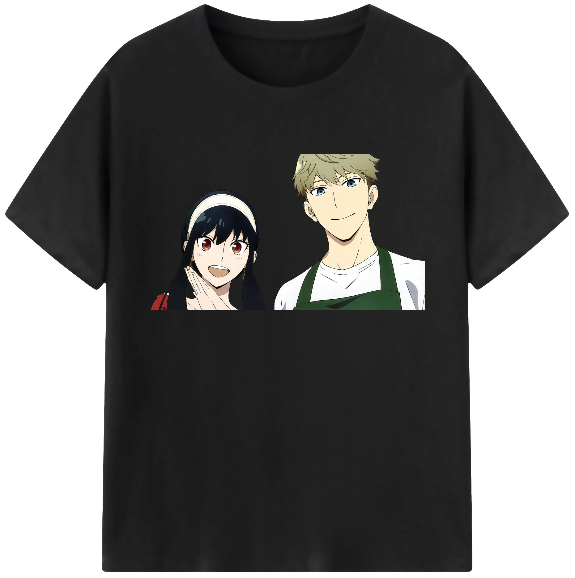 （画像用） SPY×FAMILY间谍家家酒 綿100％ メンズ半袖Tシャツ｜肌触りやわらか＆通気性