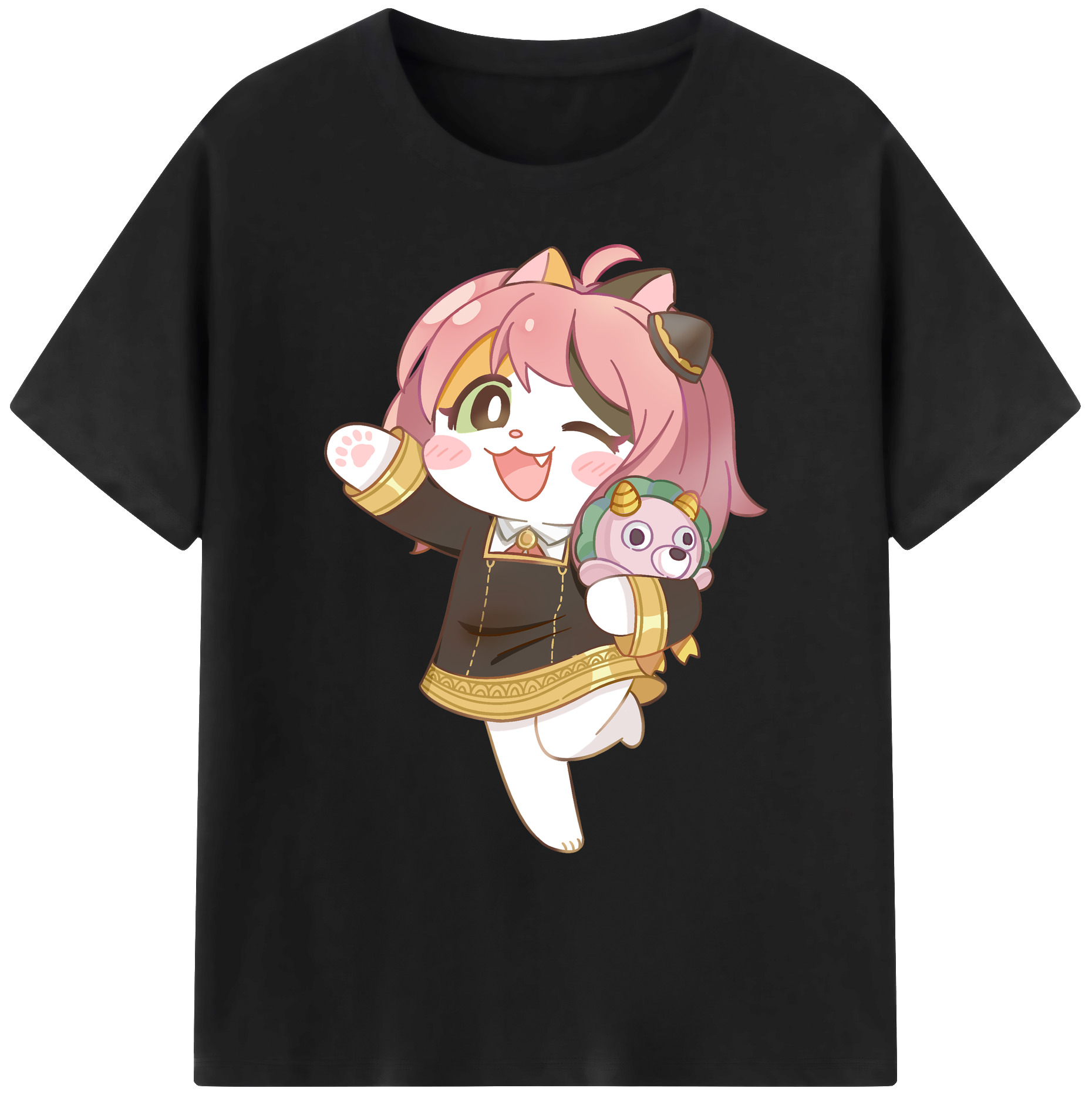 （画像用） SPY×FAMILY间谍家家酒 綿100％ メンズ半袖Tシャツ｜肌触りやわらか＆通気性