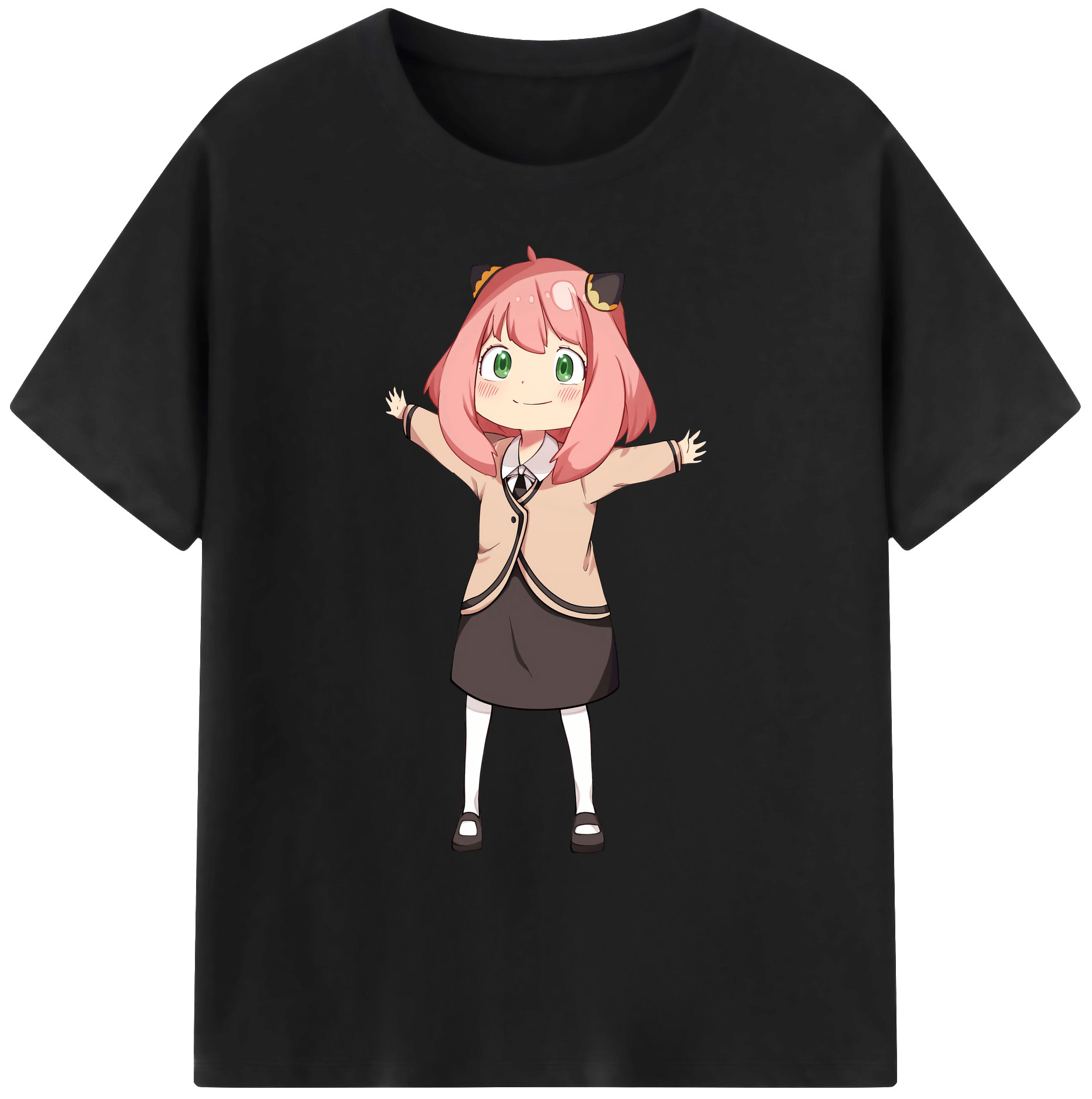 （画像用） SPY×FAMILY间谍家家酒 綿100％ メンズ半袖Tシャツ｜肌触りやわらか＆通気性