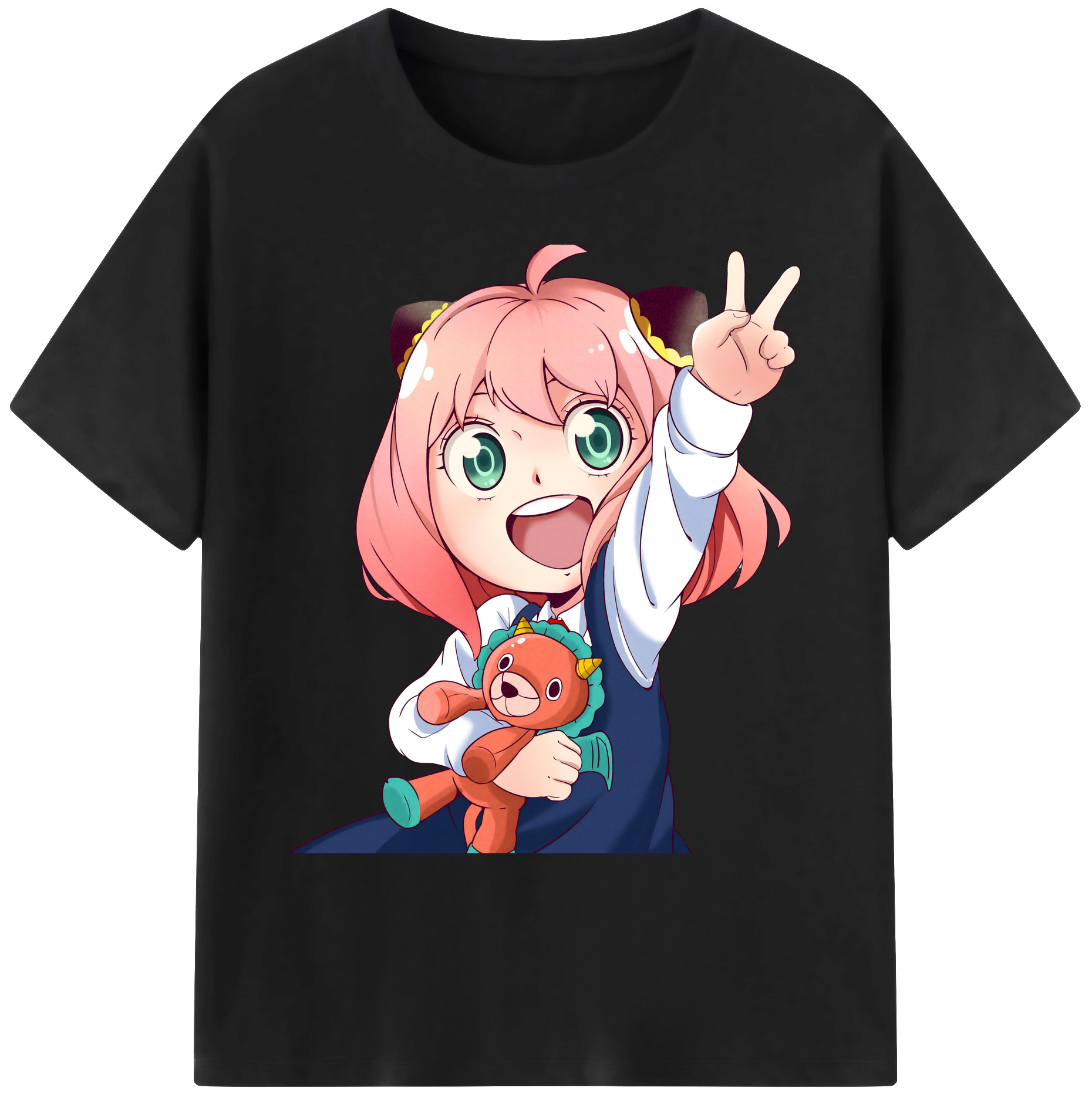 （画像用） SPY×FAMILY间谍家家酒 綿100％ メンズ半袖Tシャツ｜肌触りやわらか＆通気性