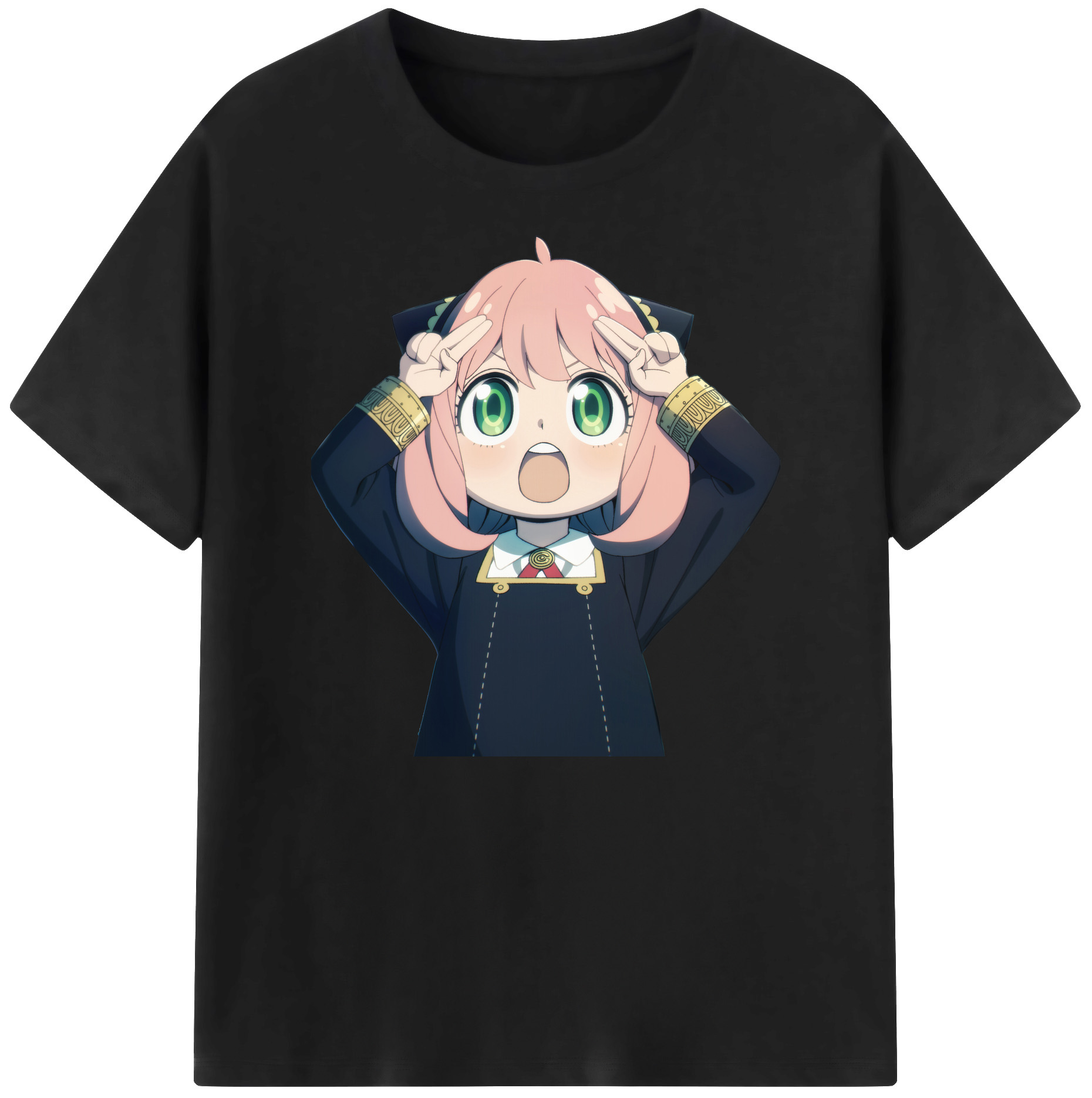 （画像用） SPY×FAMILY间谍家家酒 綿100％ メンズ半袖Tシャツ｜肌触りやわらか＆通気性