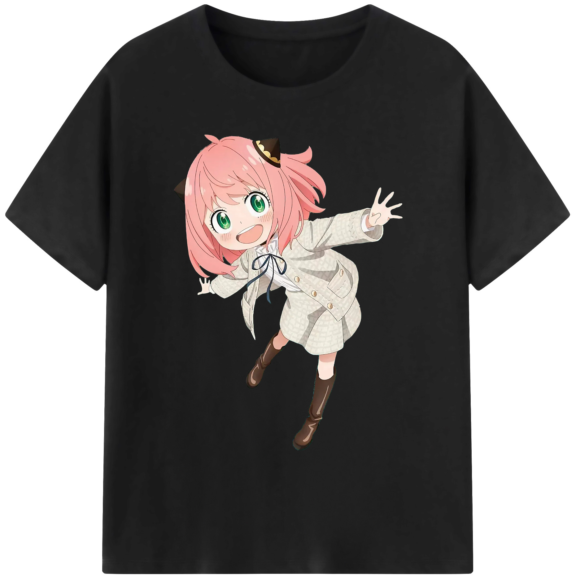 （画像用） SPY×FAMILY间谍家家酒 綿100％ メンズ半袖Tシャツ｜肌触りやわらか＆通気性