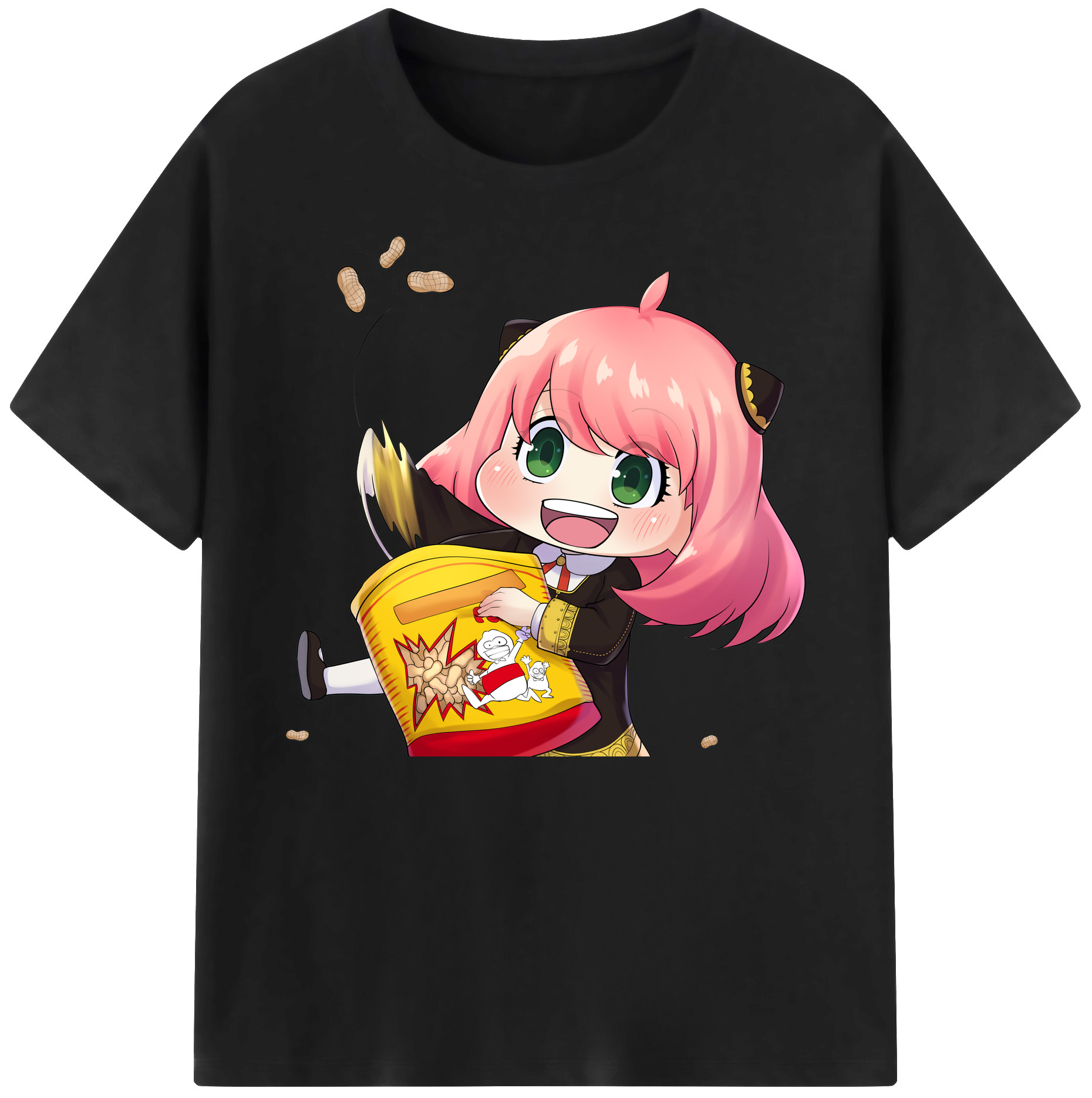 （画像用） SPY×FAMILY间谍家家酒 綿100％ メンズ半袖Tシャツ｜肌触りやわらか＆通気性