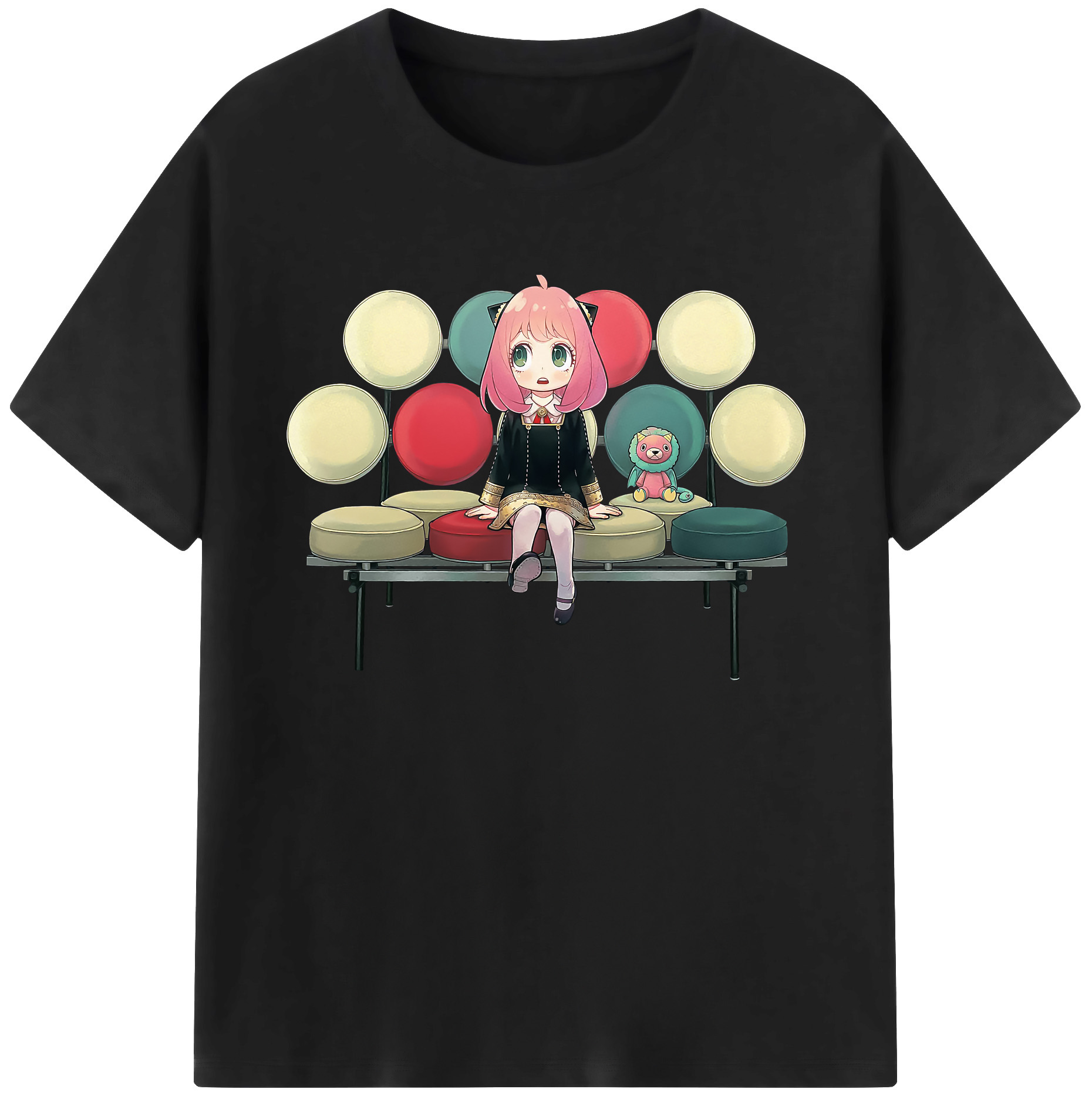 （画像用） SPY×FAMILY间谍家家酒 綿100％ メンズ半袖Tシャツ｜肌触りやわらか＆通気性