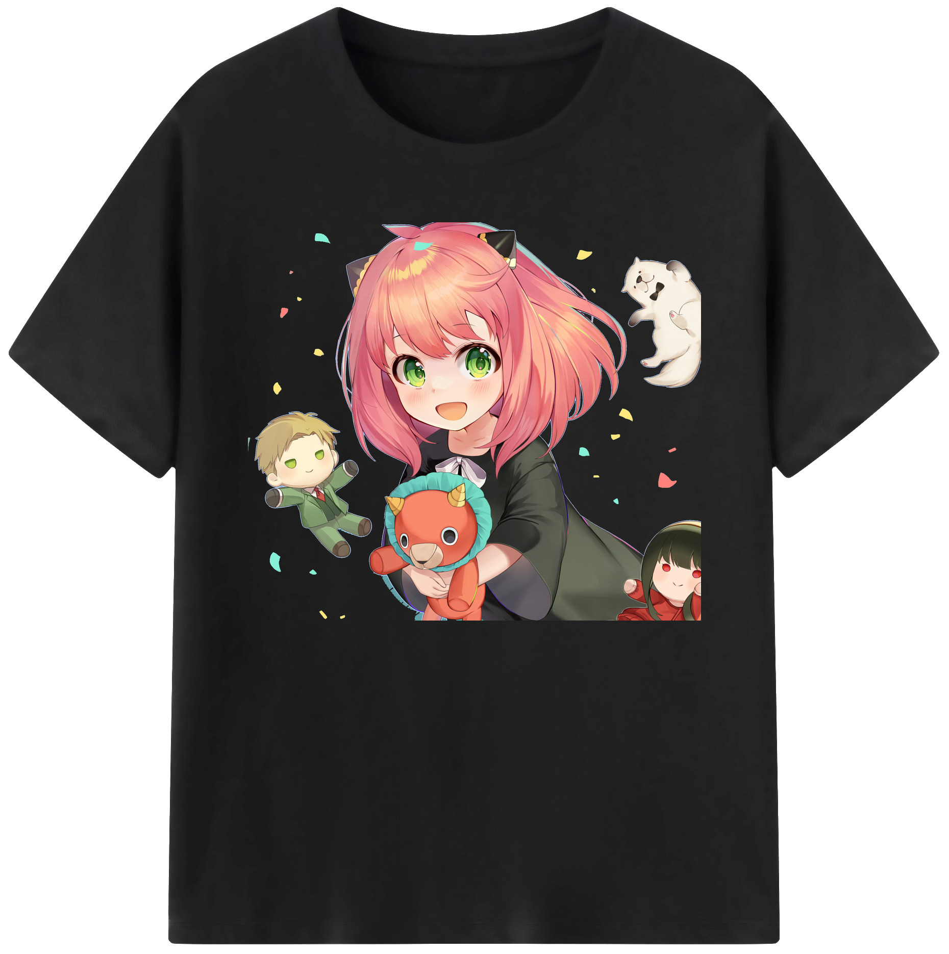（画像用） SPY×FAMILY间谍家家酒 綿100％ メンズ半袖Tシャツ｜肌触りやわらか＆通気性