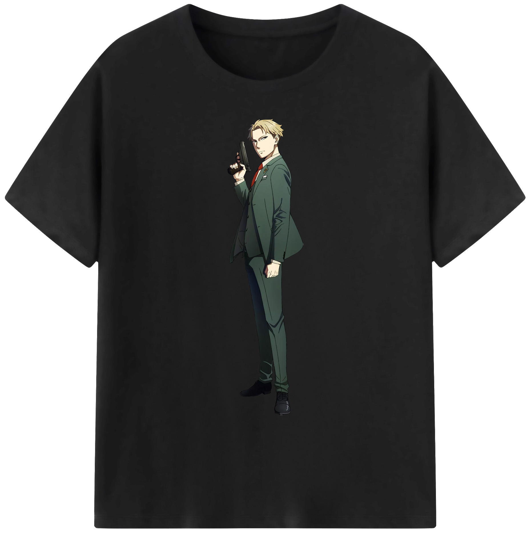 （画像用） SPY×FAMILY间谍家家酒 綿100％ メンズ半袖Tシャツ｜肌触りやわらか＆通気性