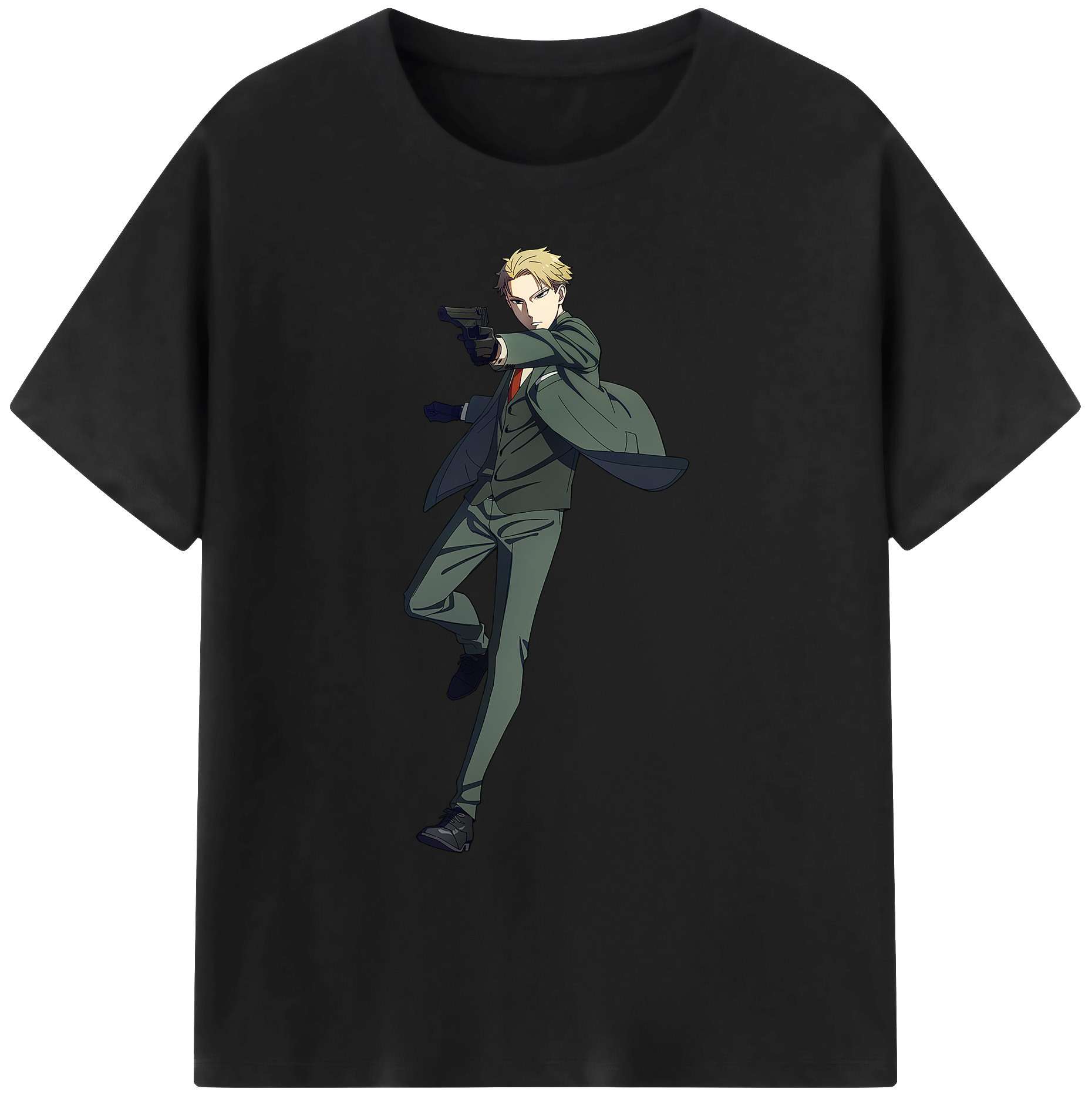 （画像用） SPY×FAMILY间谍家家酒 綿100％ メンズ半袖Tシャツ｜肌触りやわらか＆通気性
