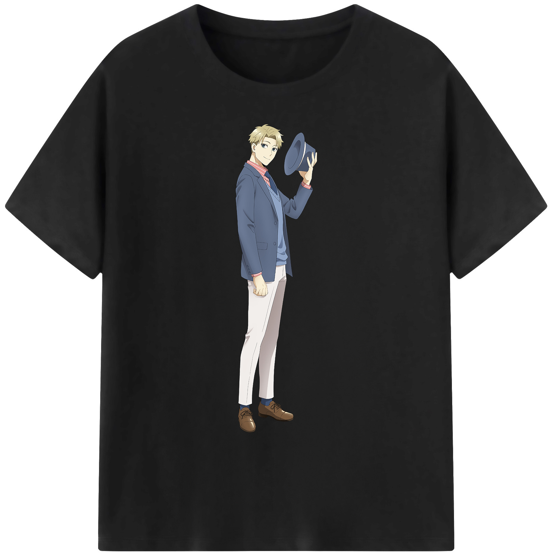 （画像用） SPY×FAMILY间谍家家酒 綿100％ メンズ半袖Tシャツ｜肌触りやわらか＆通気性