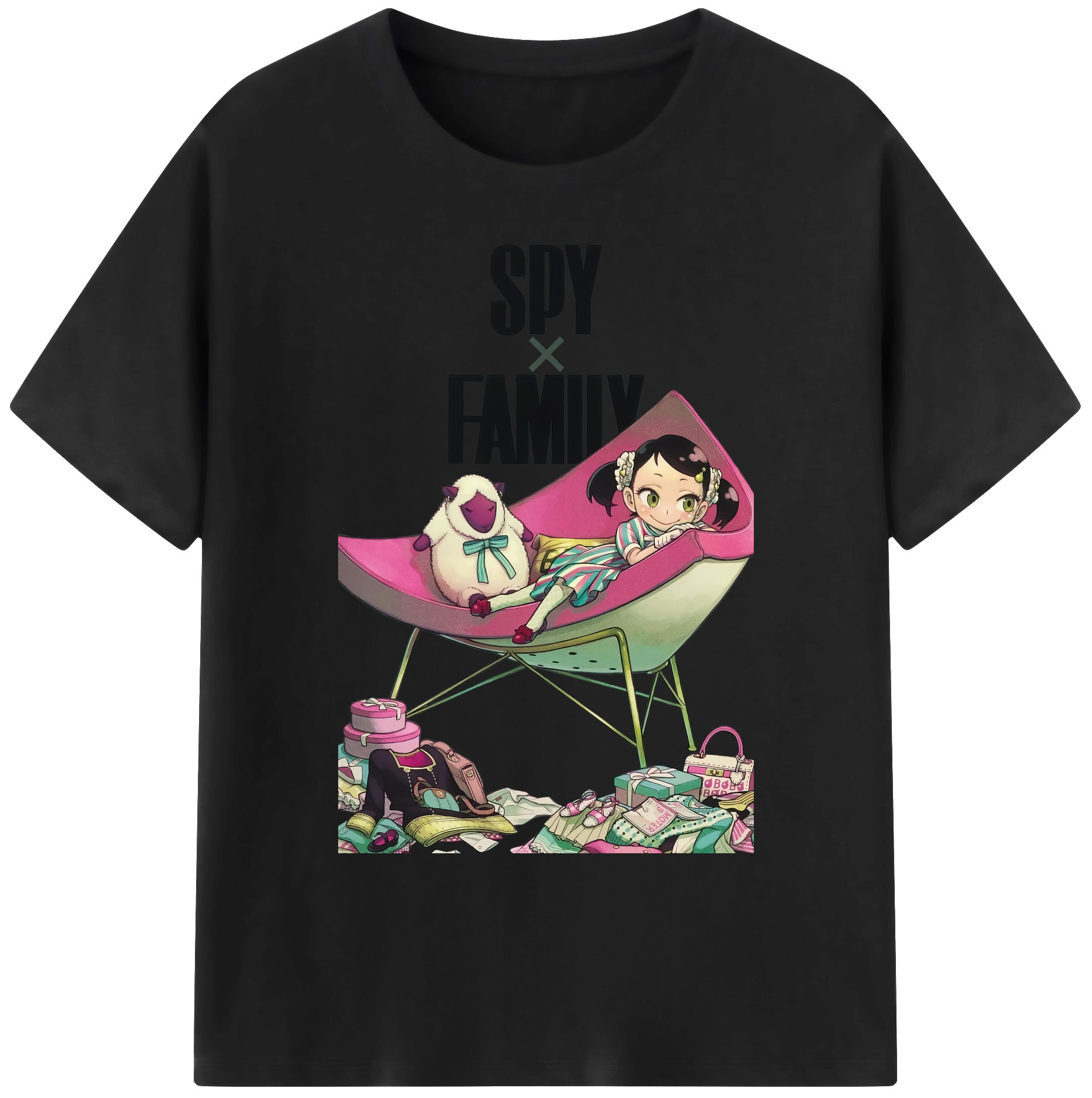 （画像用） SPY×FAMILY间谍家家酒 綿100％ メンズ半袖Tシャツ｜肌触りやわらか＆通気性
