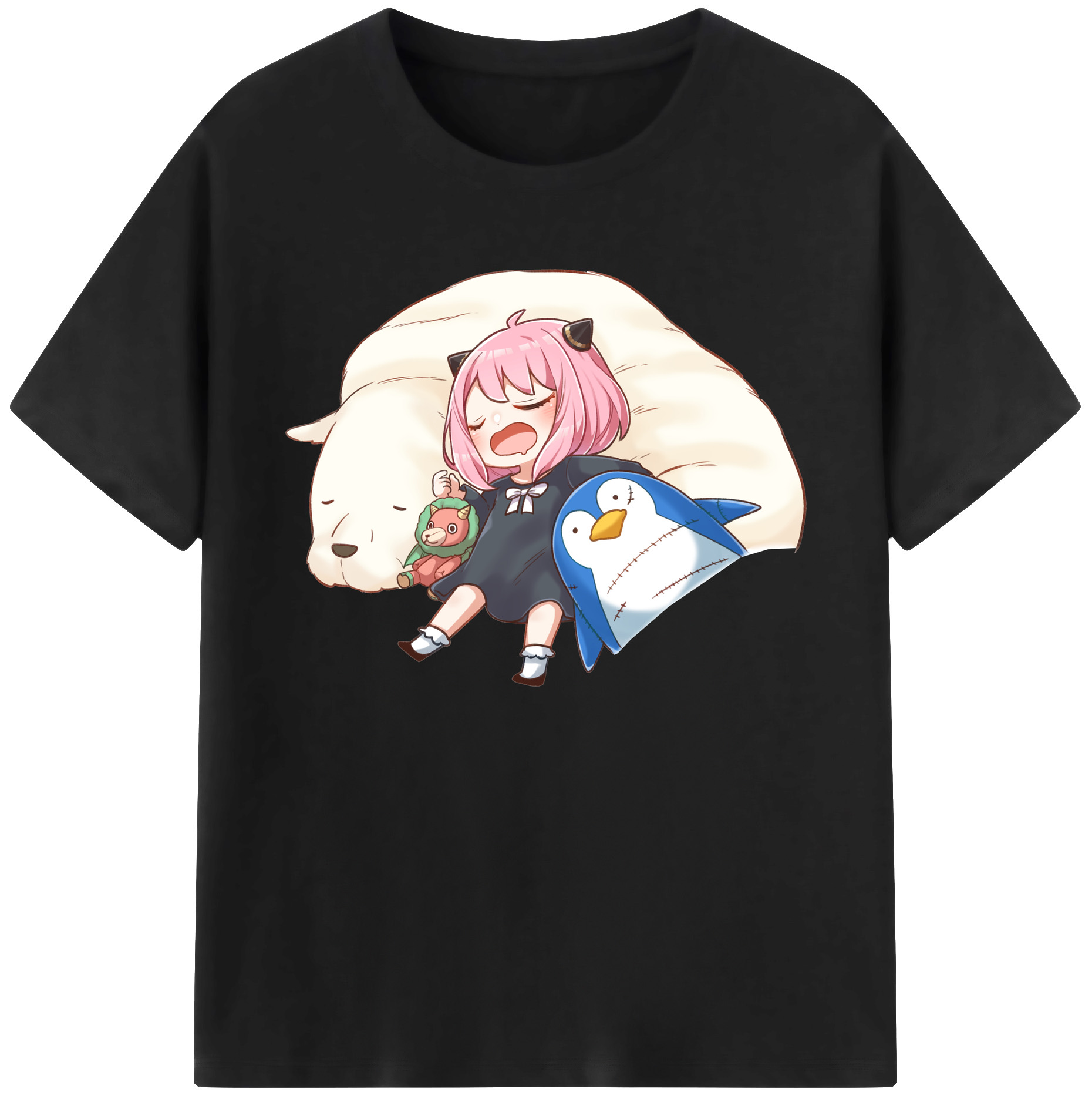 （画像用） SPY×FAMILY间谍家家酒 綿100％ メンズ半袖Tシャツ｜肌触りやわらか＆通気性