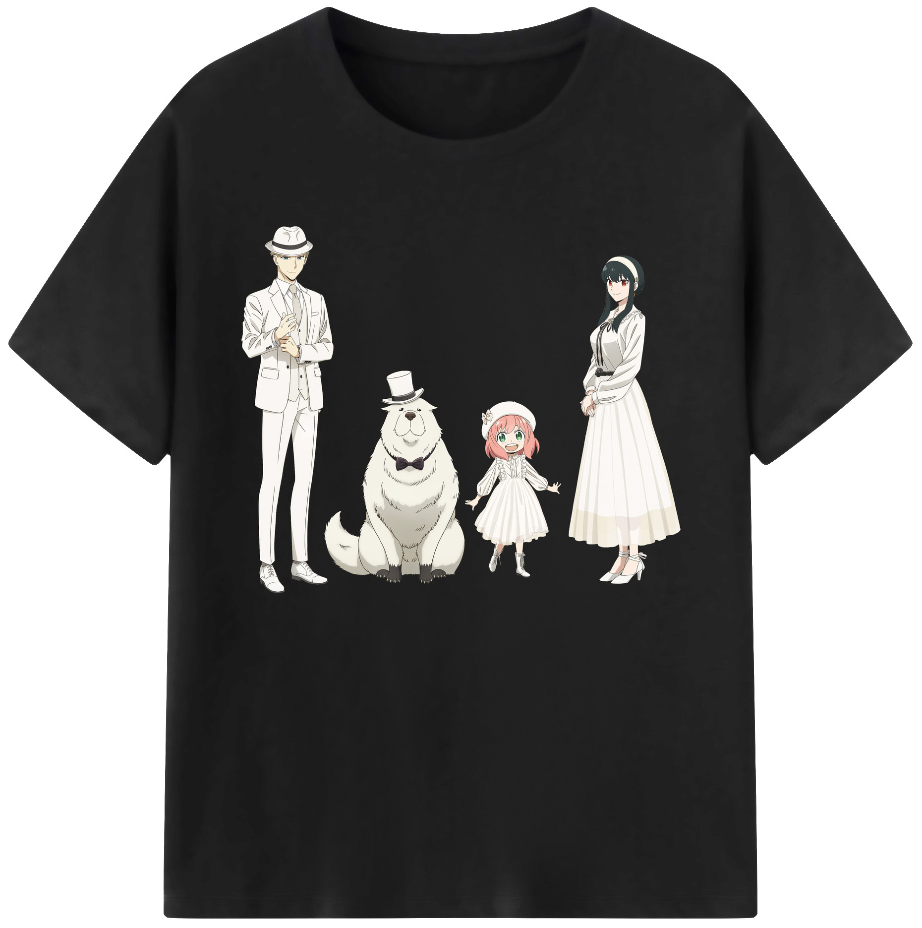 （画像用） SPY×FAMILY间谍家家酒 綿100％ メンズ半袖Tシャツ｜肌触りやわらか＆通気性