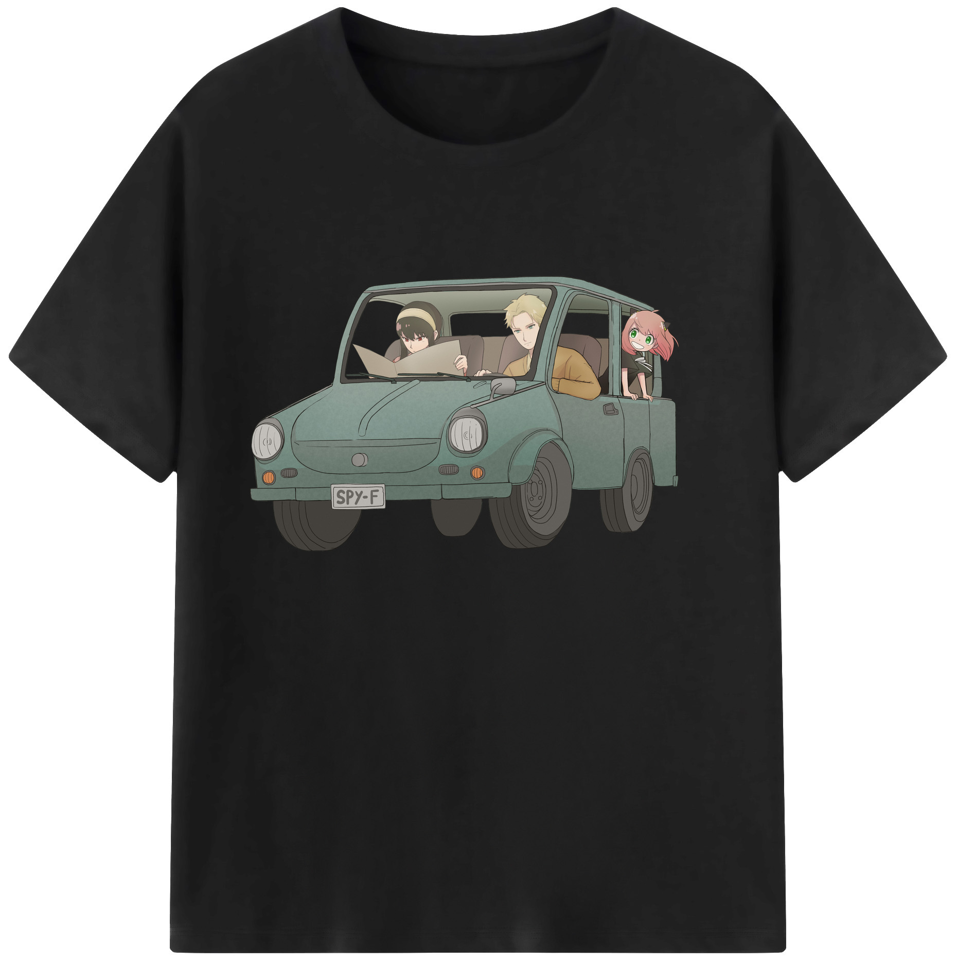（画像用） SPY×FAMILY间谍家家酒 綿100％ メンズ半袖Tシャツ｜肌触りやわらか＆通気性