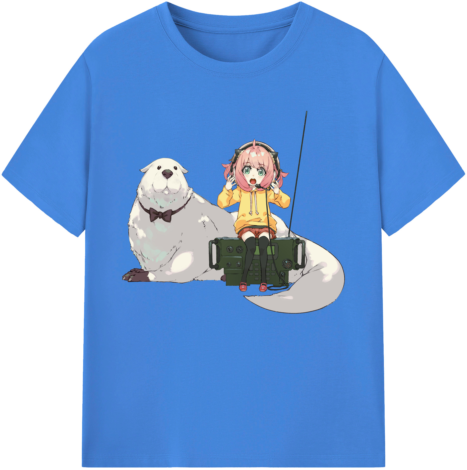 （画像用） SPY×FAMILY间谍家家酒 綿100％ メンズ半袖Tシャツ｜肌触りやわらか＆通気性
