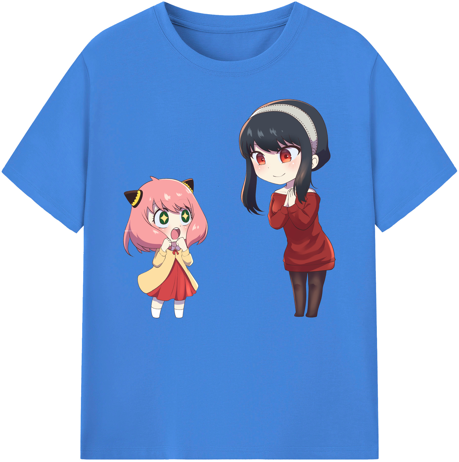 （画像用） SPY×FAMILY间谍家家酒 綿100％ メンズ半袖Tシャツ｜肌触りやわらか＆通気性